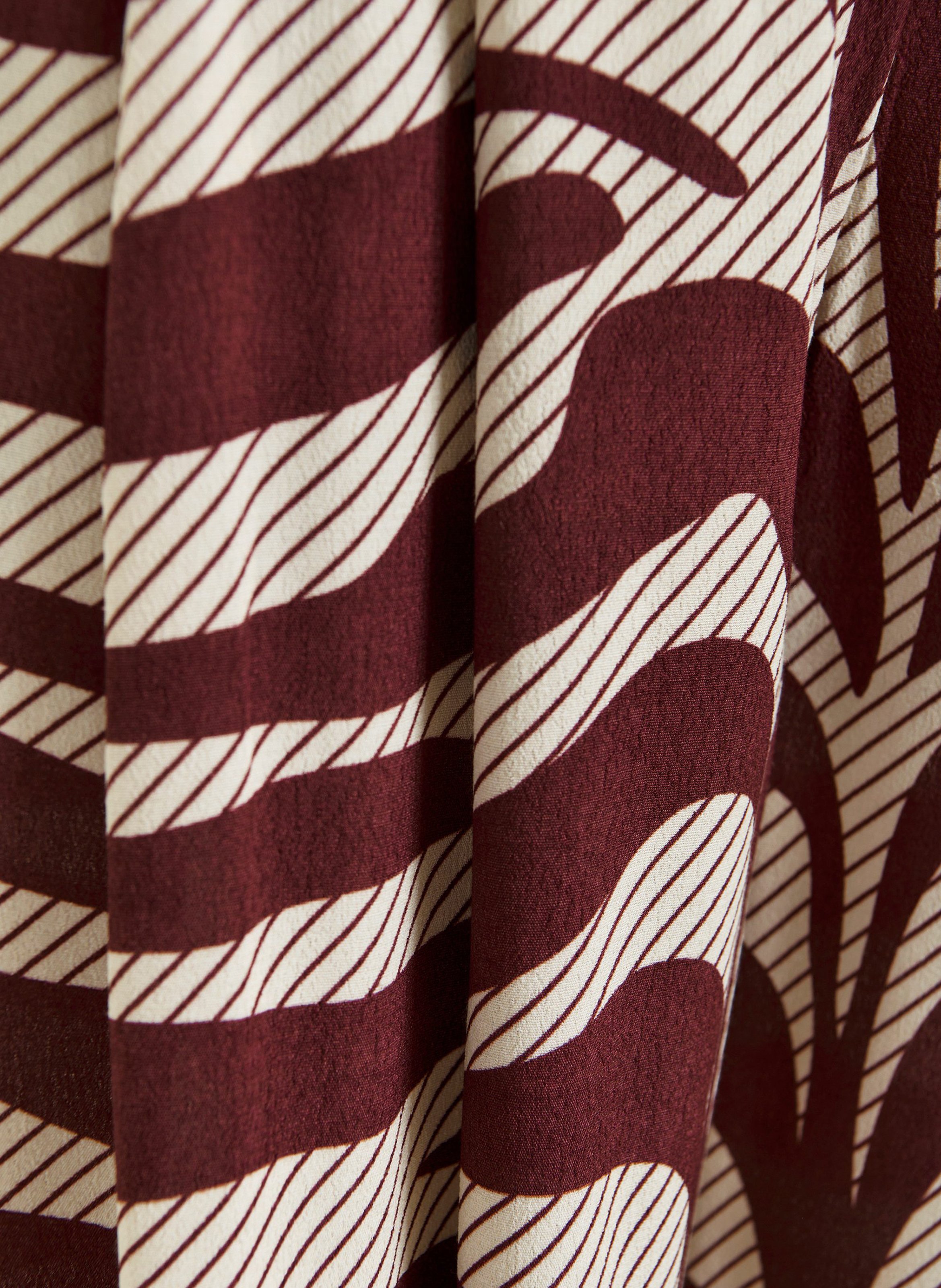 Flowy Wide Leg Striped Pants ESSENTIEL ANTWERP White