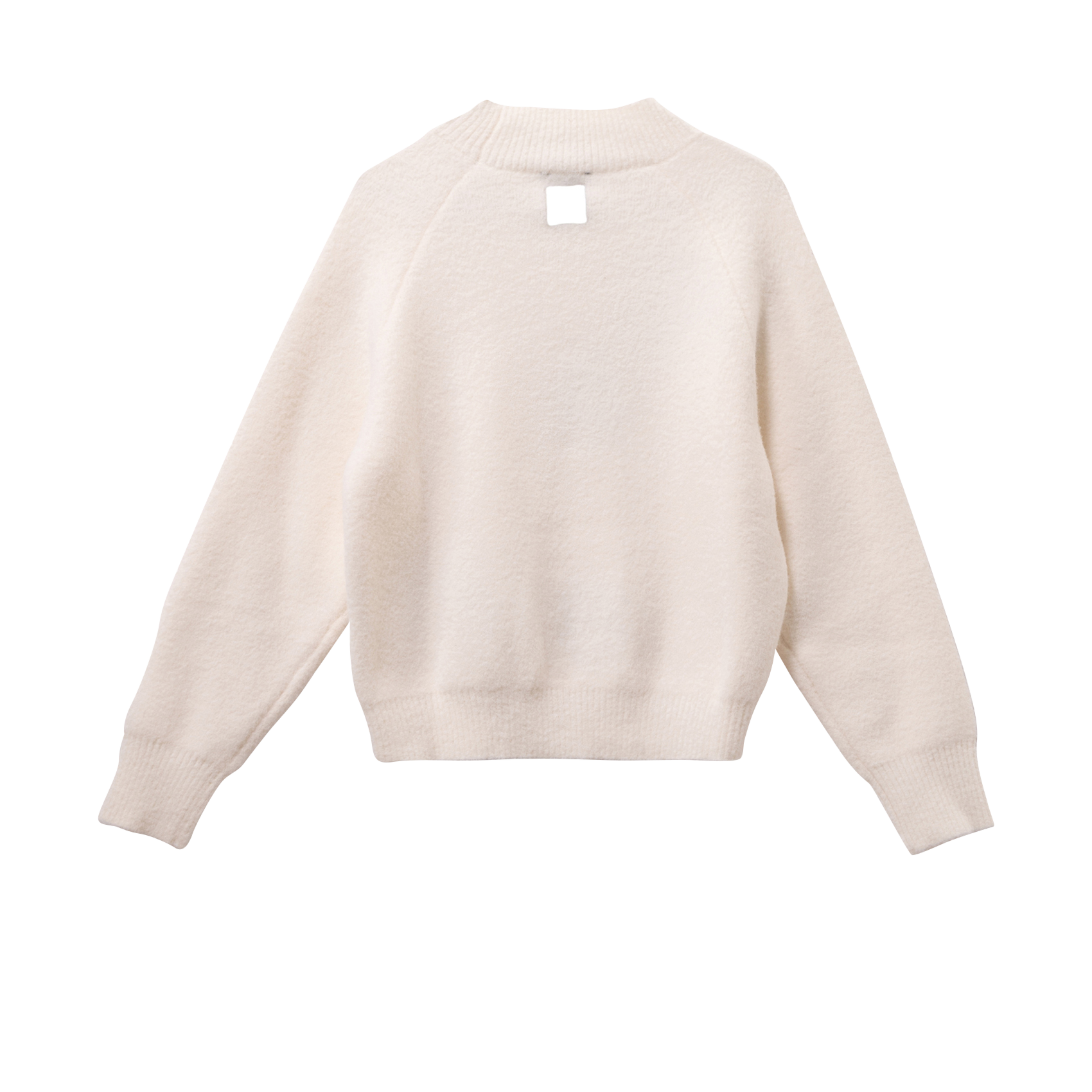 Oversized high-neck knit sweater IKKS JUNIOR White