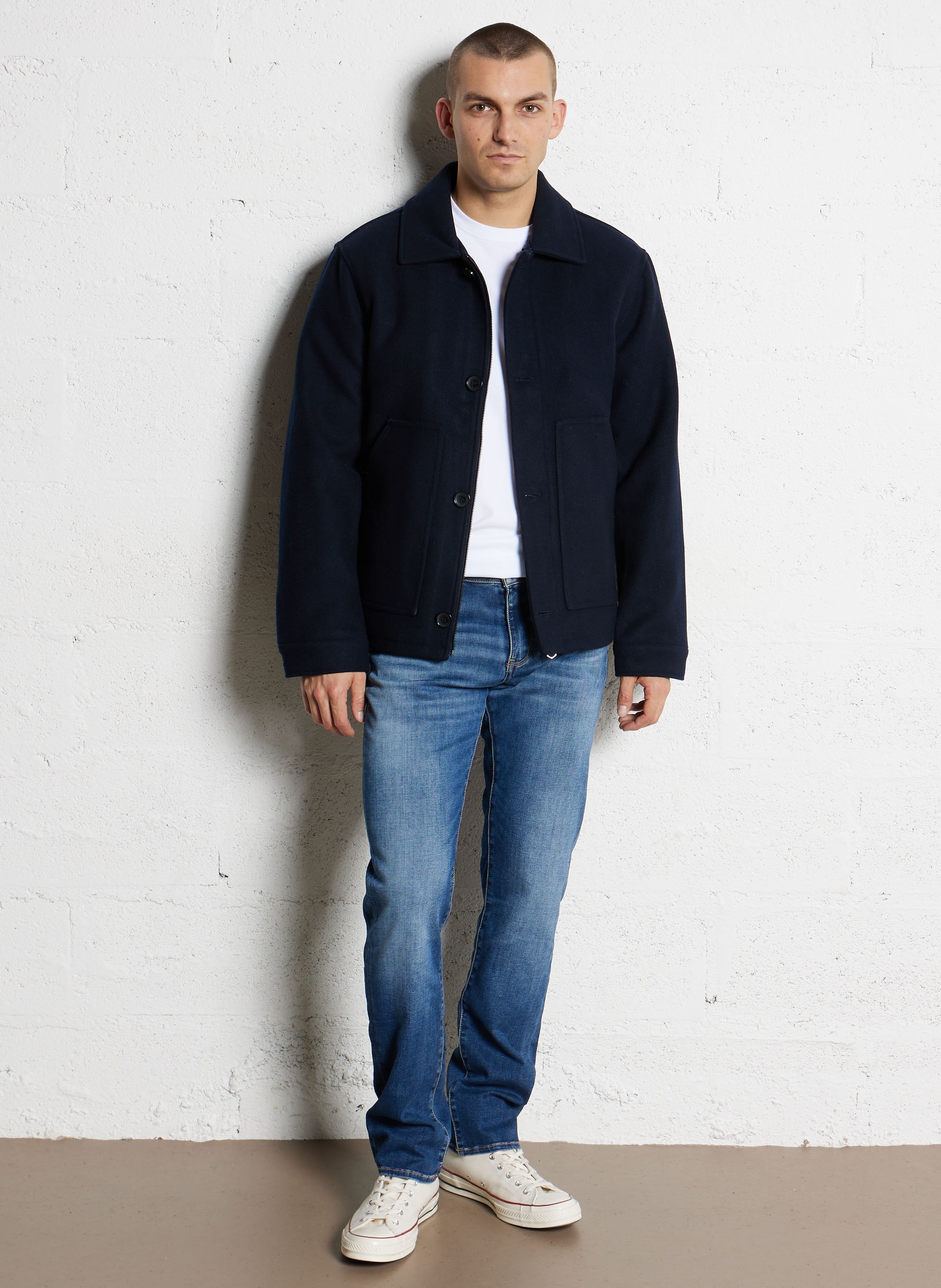 Cappotto gauffré oversize LE TEMPS DES CERISES Blu