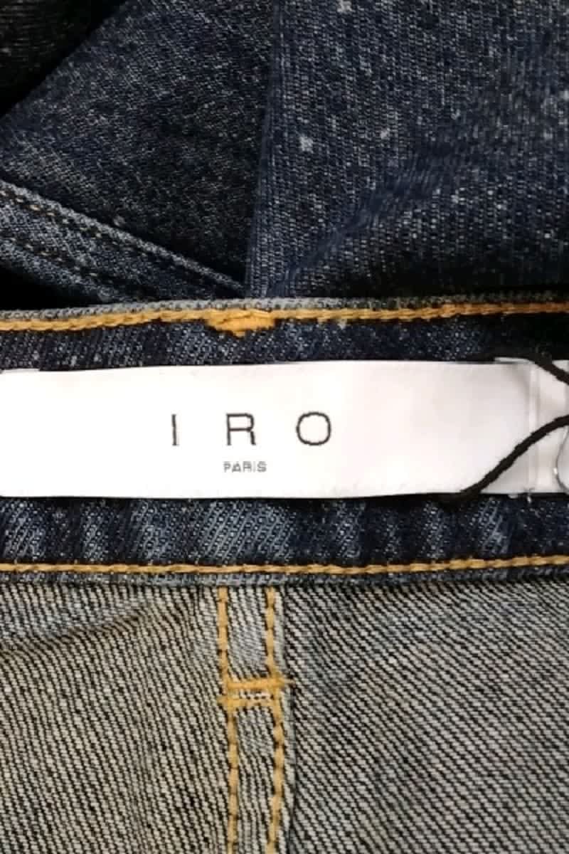 - Straight-leg jeans
- 5 pockets
- Straight cut
- Faded effect IRO - Seconde Main Blue