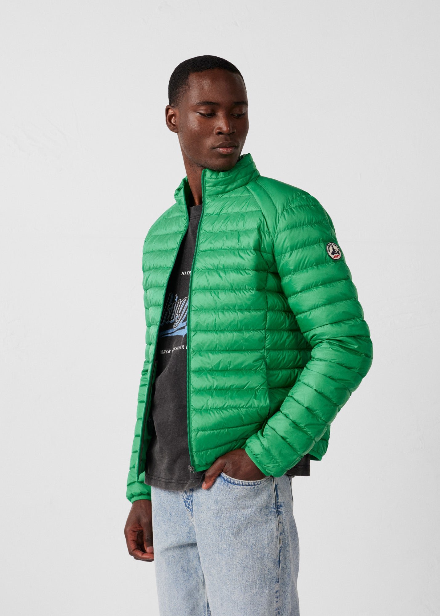 Lightweight padded jacket JOTT Green