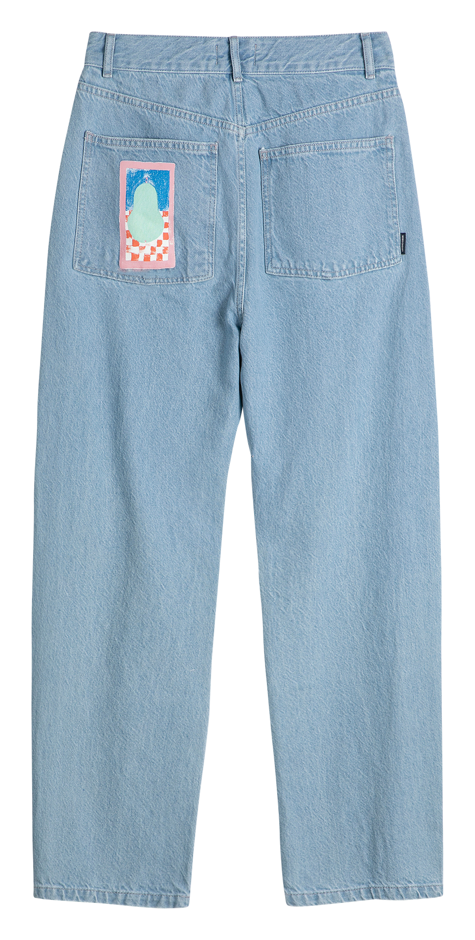 Rechte jeans van biokatoen BOBO CHOSES Blauw