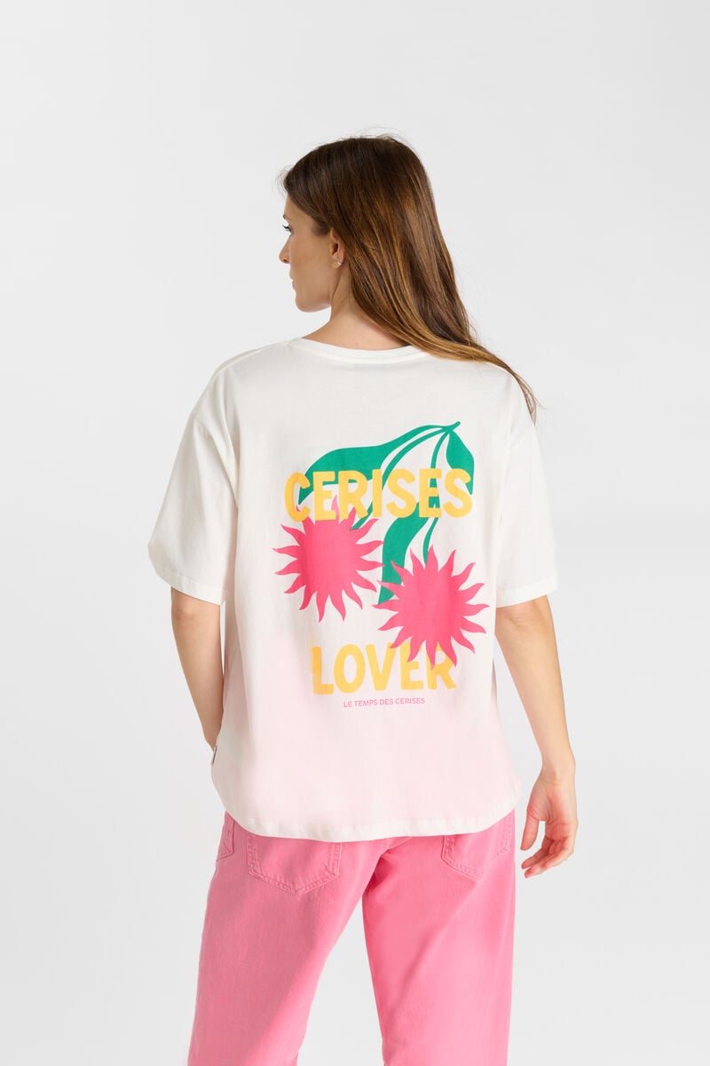 Tommy Badge T-shirt LE TEMPS DES CERISES White