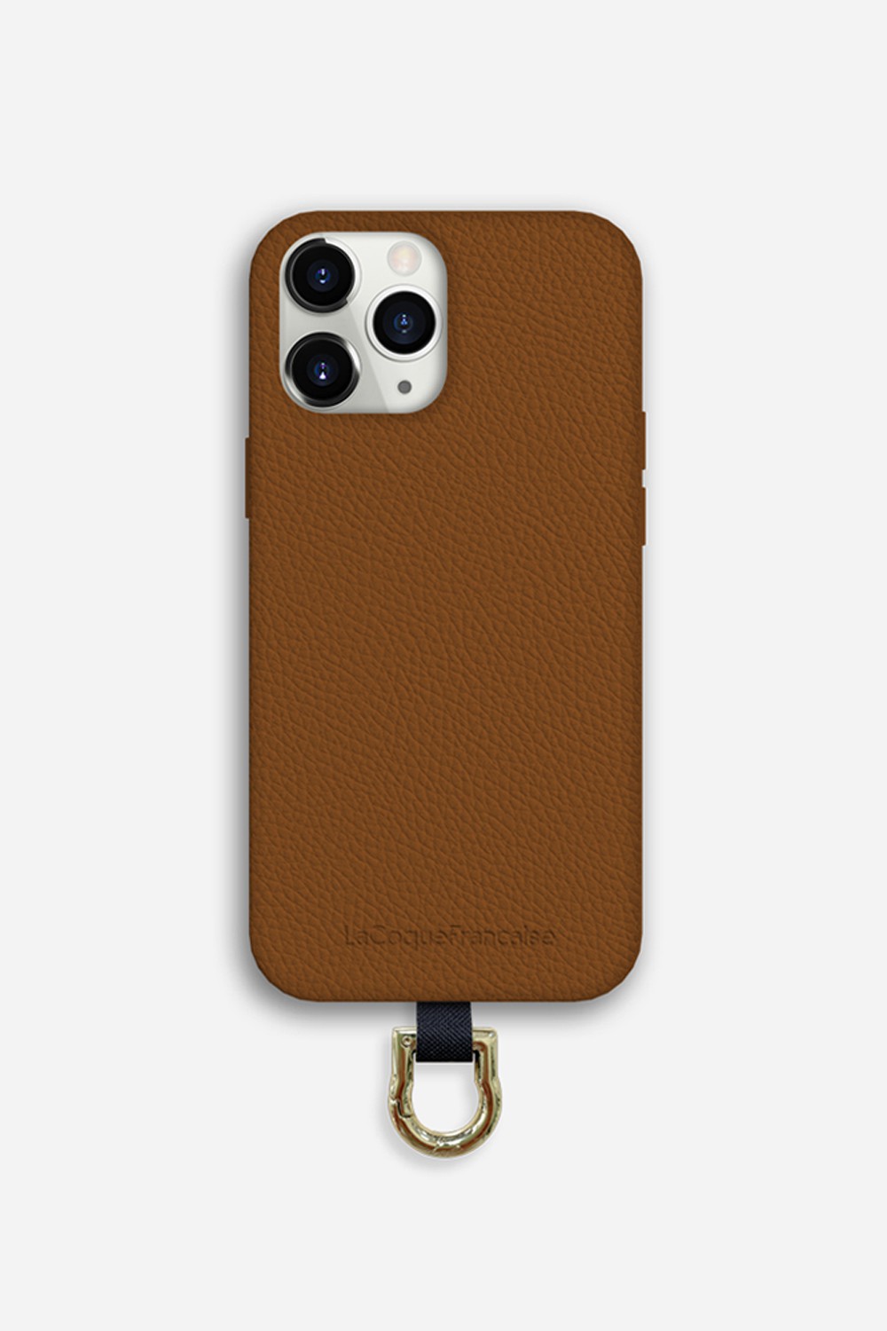Leather phone case for iPhone 11 Pro LA COQUE FRANCAISE Brown