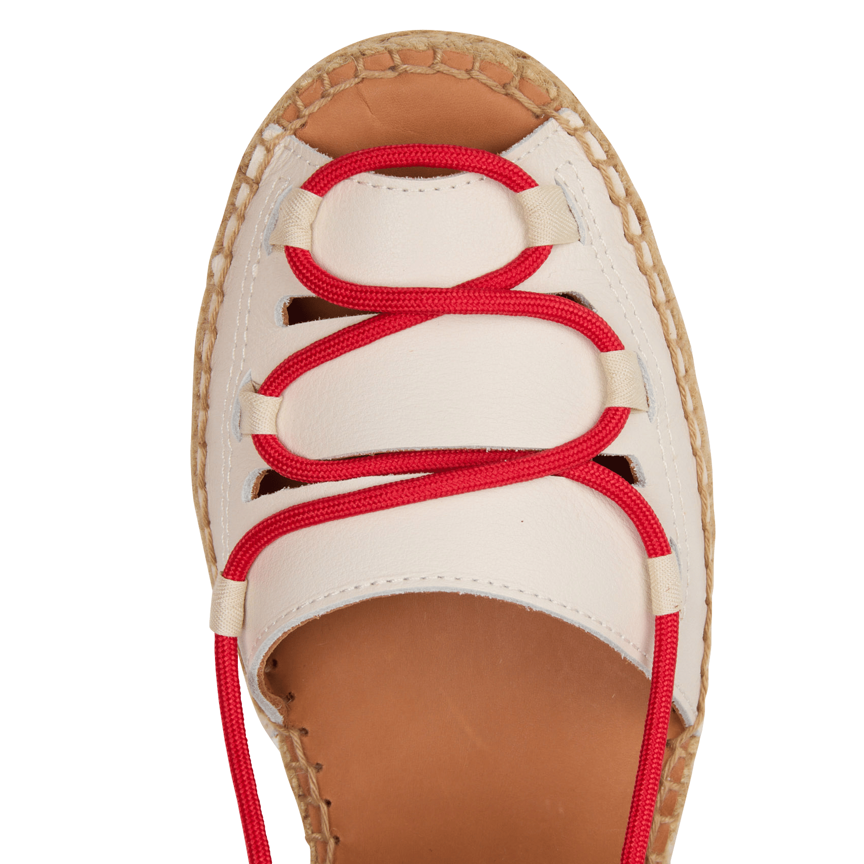 Leather espadrilles NAGUISA Beige