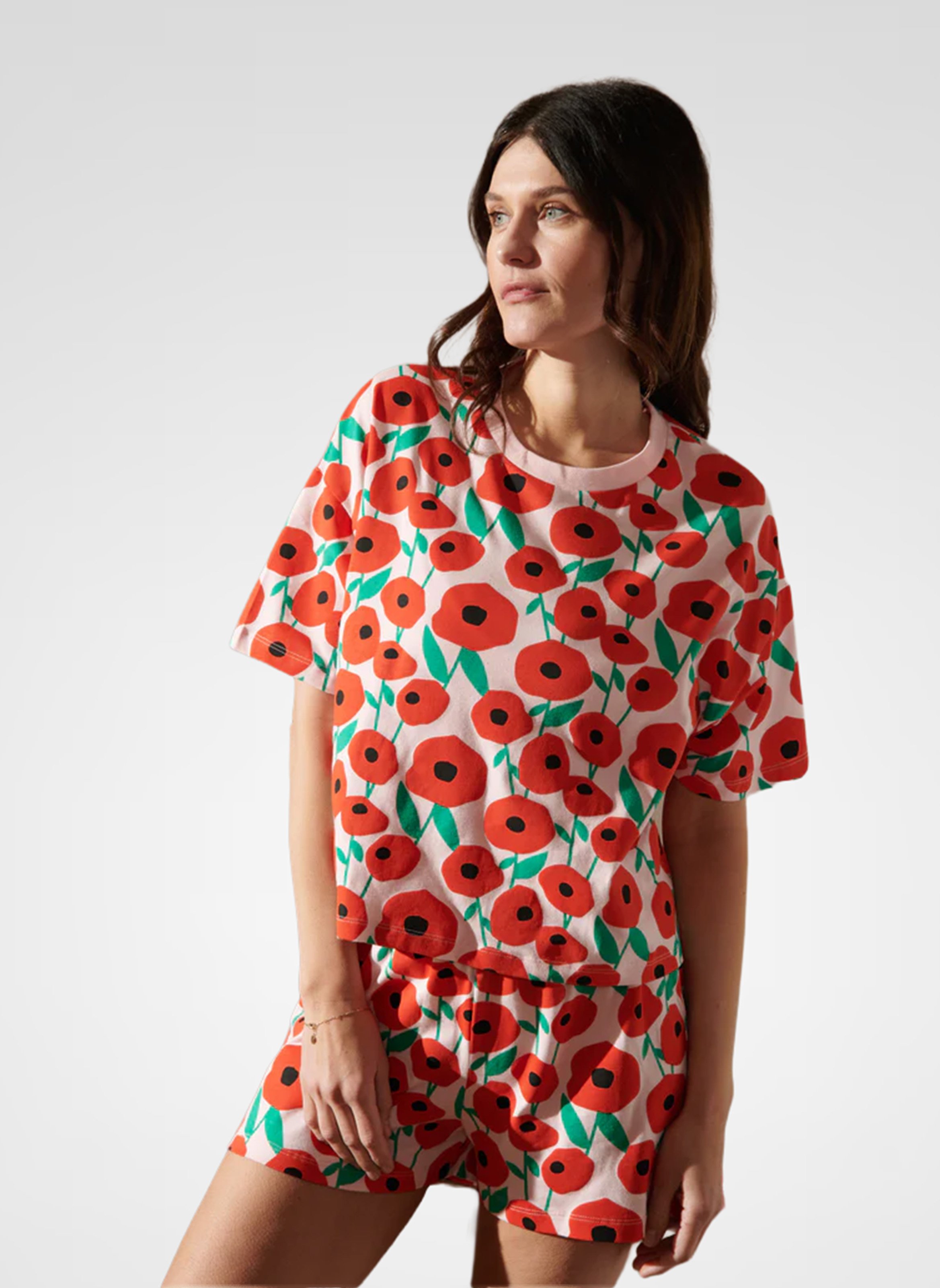 Ensemble de pyjama en coton bio mélangé WE ARE JOLIES Rose