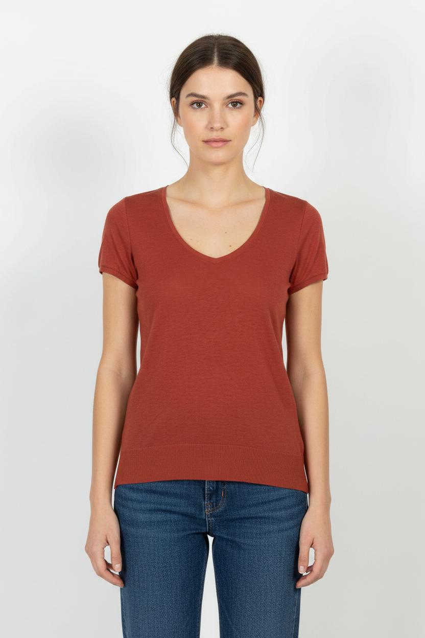 Top & tank top COMPTOIR DES COTONNIERS - Seconde main Orange