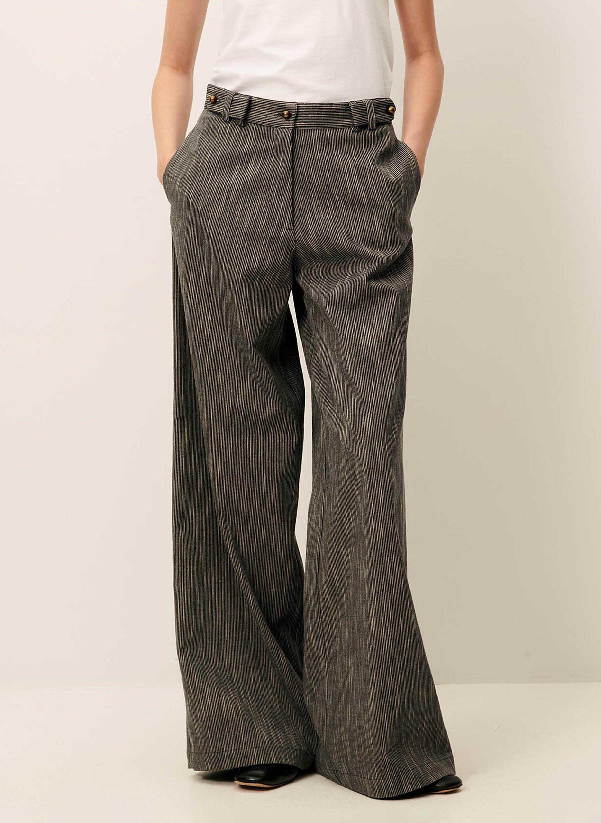 Pantalón ancho con tirantes SESSUN
