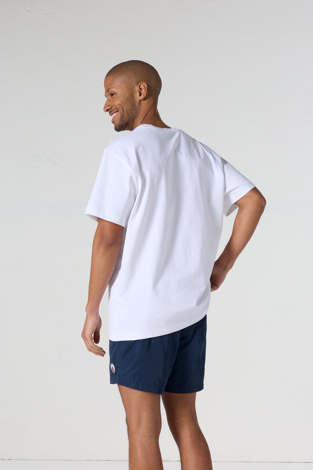 Round neck unisex T-shirt JOTT White
