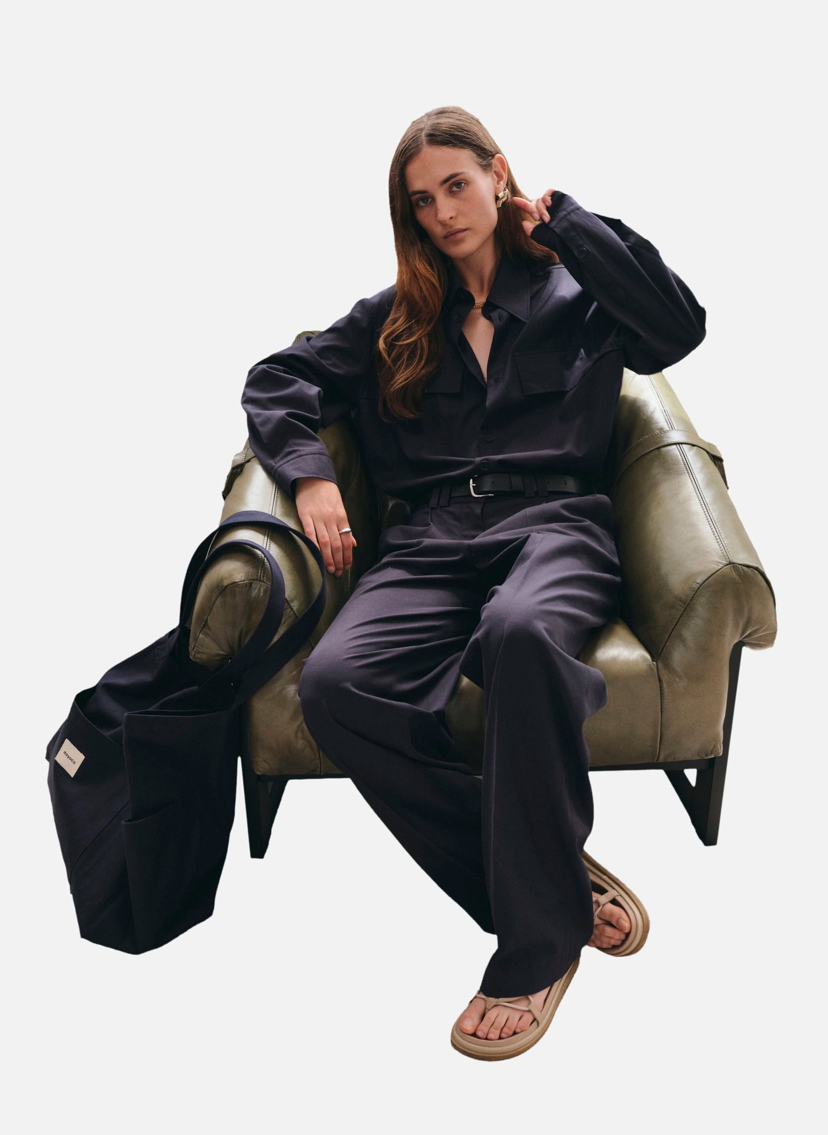 Tailoring trousers VILS NAVY Noyoco Blue