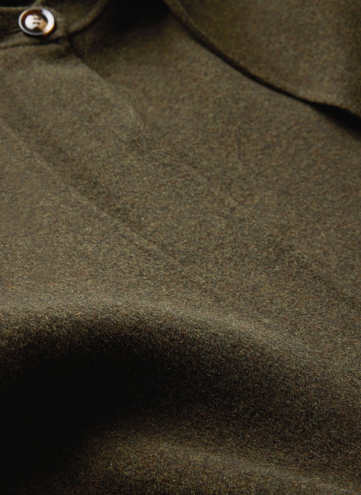 Oversized wool-mix coat SOEUR Khaki