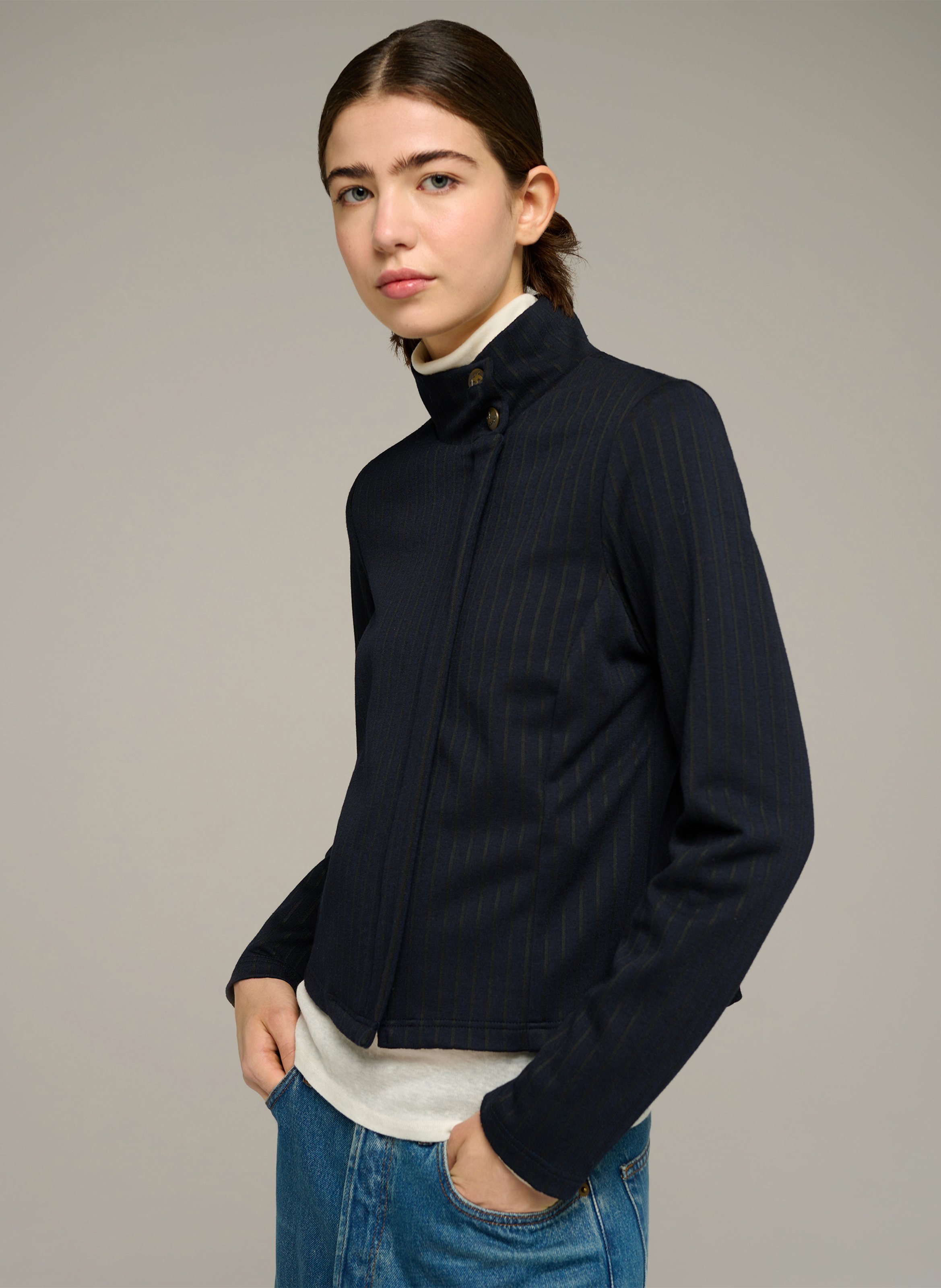 Jacke mit Stehkragen COTELAC Blau