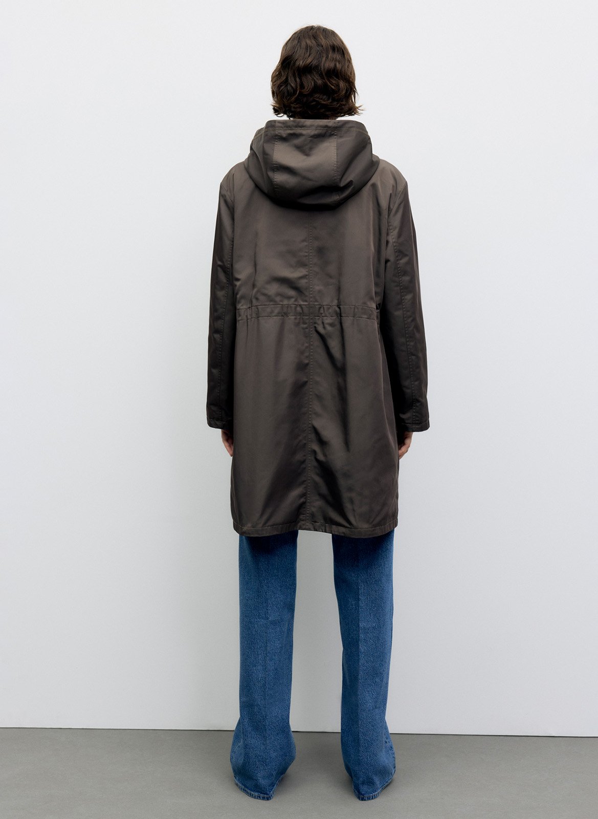 Gerade geschnittener Kapuzenparka GERARD DAREL Braun