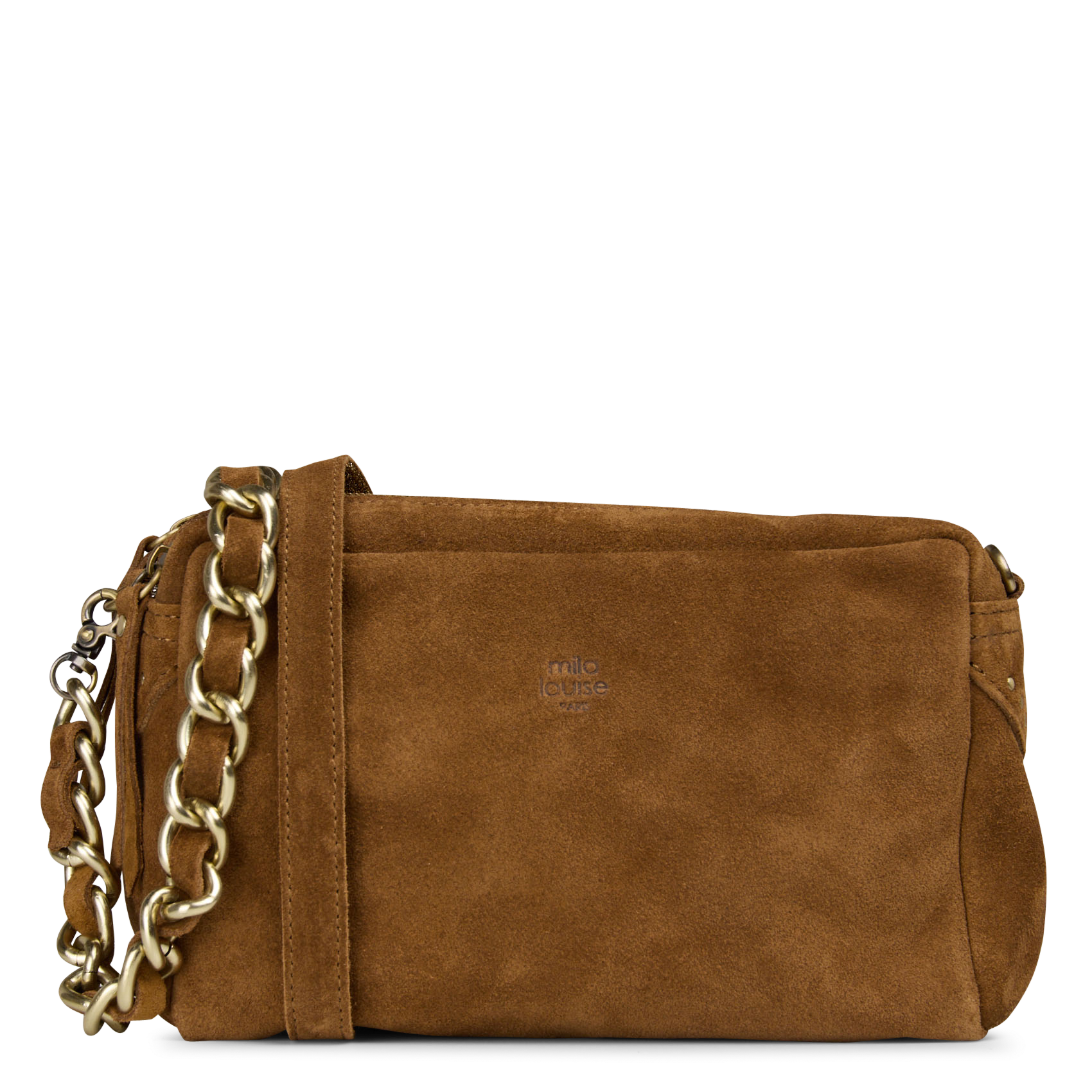 Cameratas van veloursleer MILA LOUISE