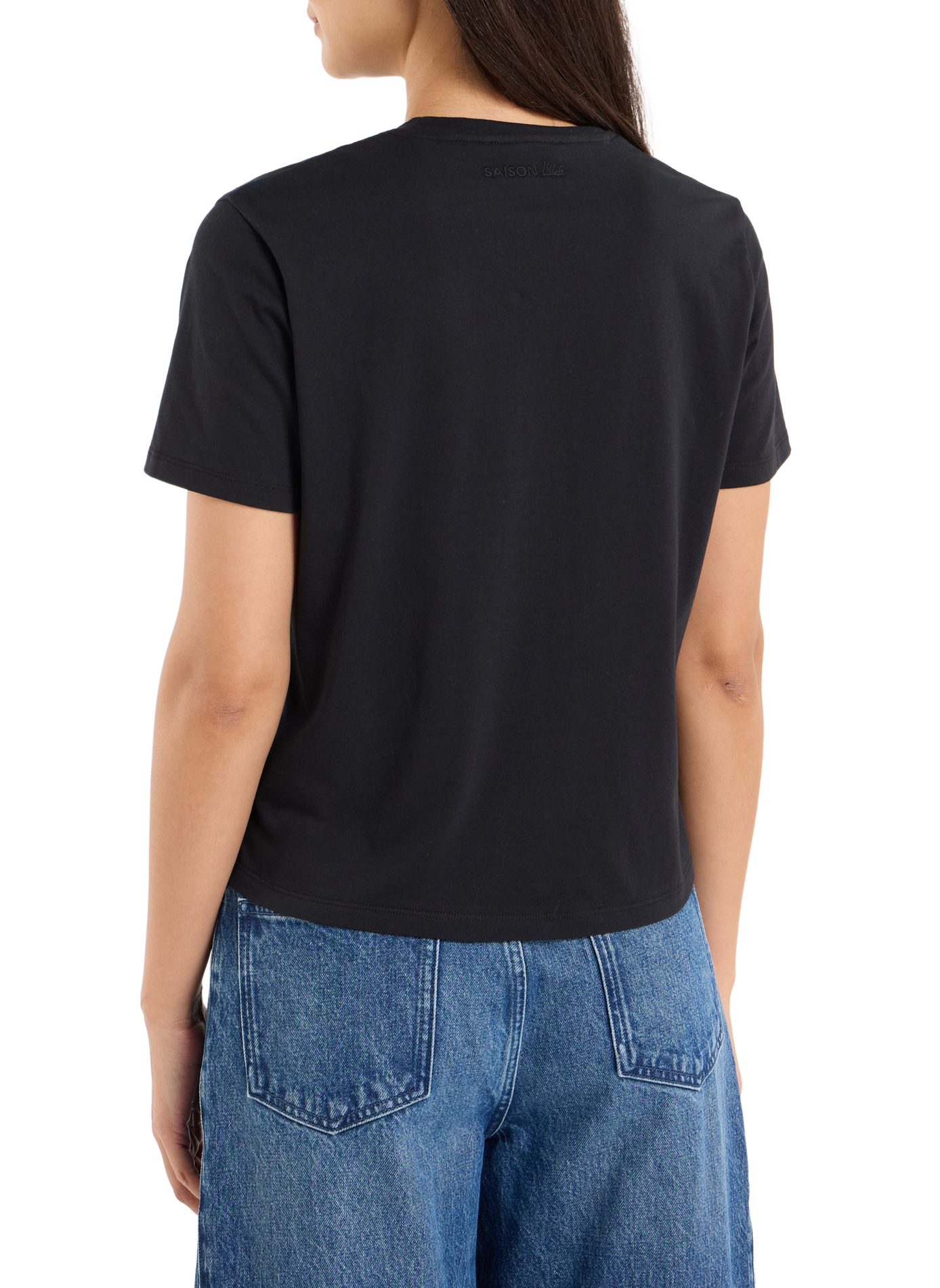 Short acla cotton t-shirt SAISON 1865 Black