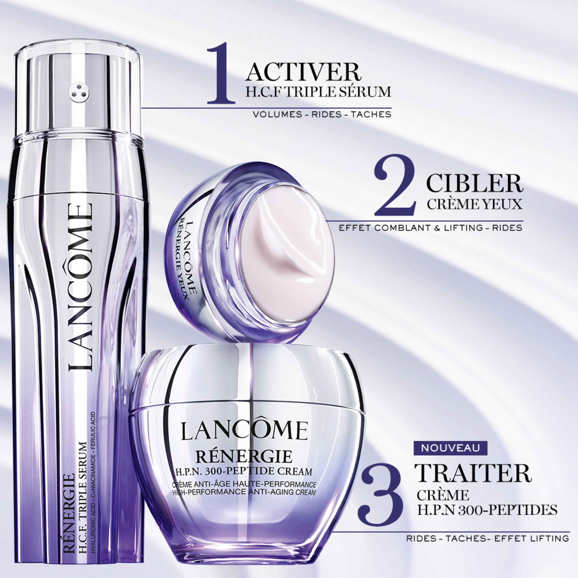 LANCOME RÉNERGIE YEUX アイクリーム 15ml Rénergie H.C.F. Triple Serum - Anti-Aging for Eyes - Lancôme