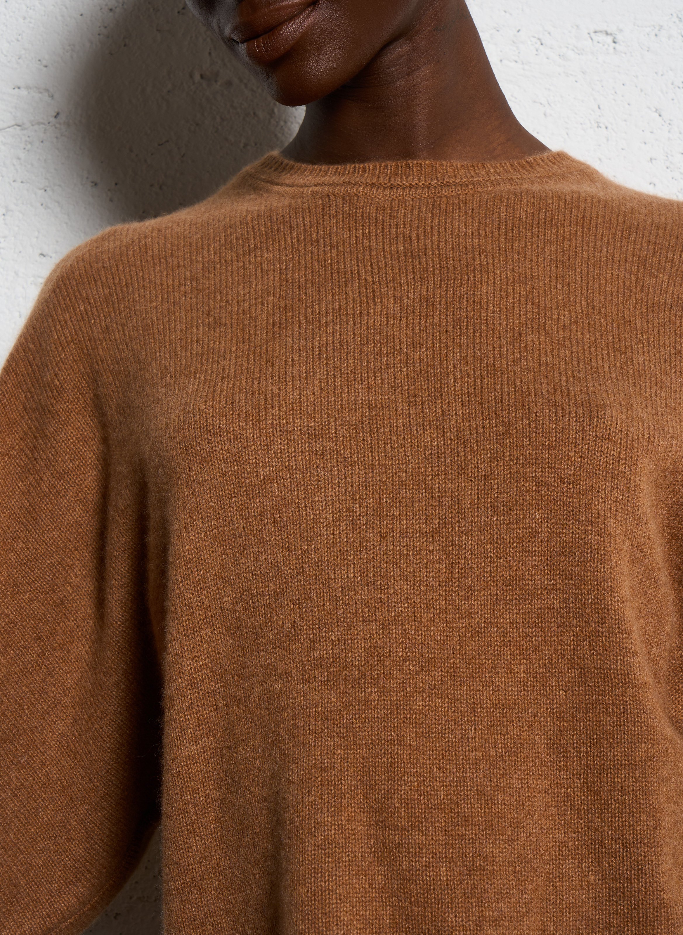 Cashmere wide sleeve sweater MAISON 123 Beige