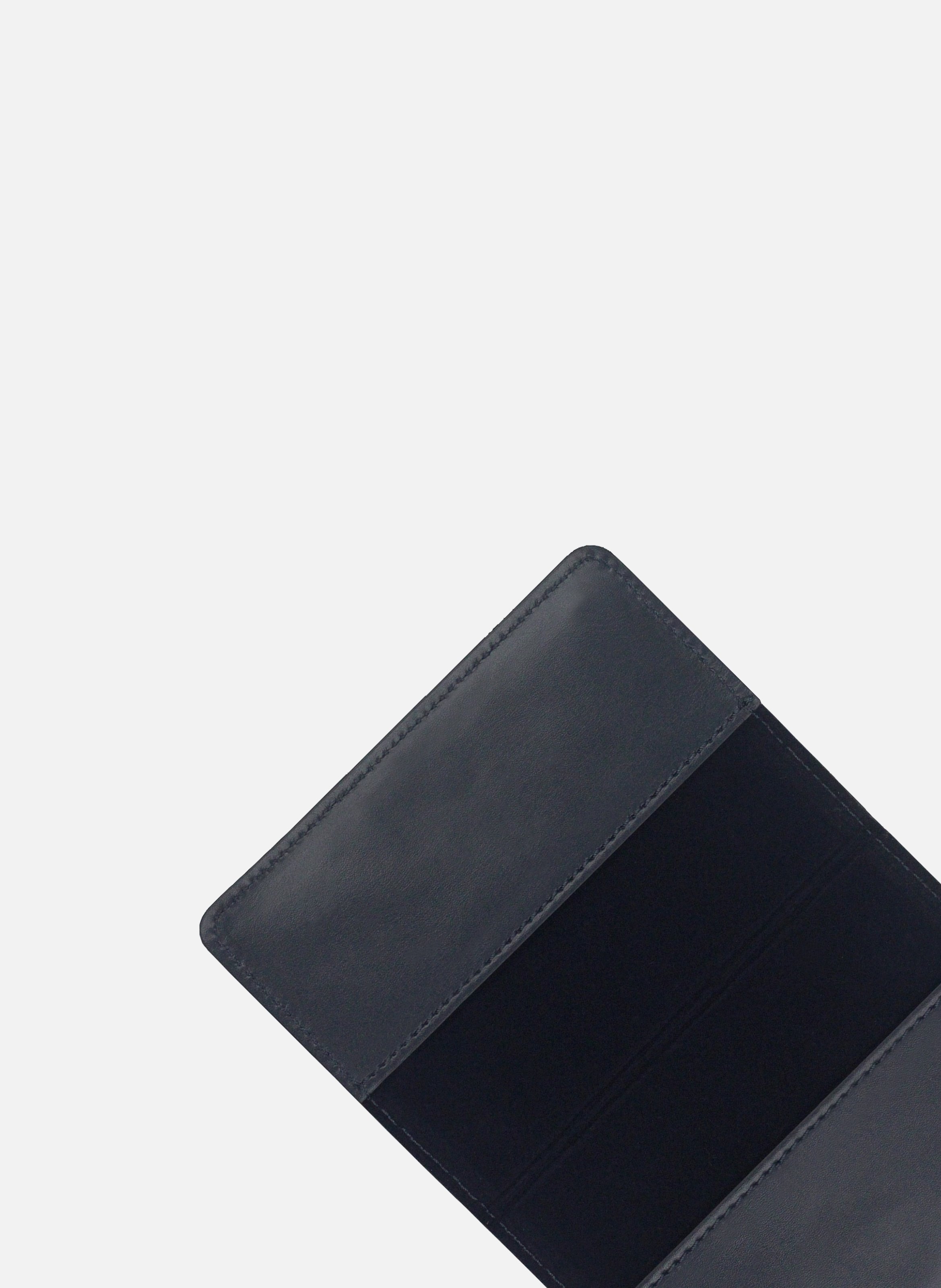 Smooth leather passport holder JULES & JENN Blue