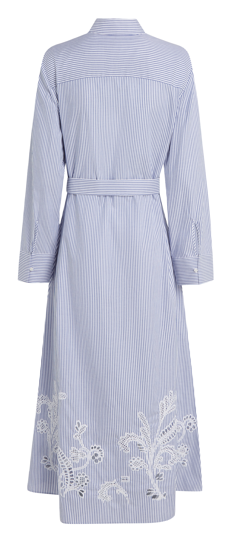 Robe chemise rayée en coton  TOMMY HILFIGER Bleu