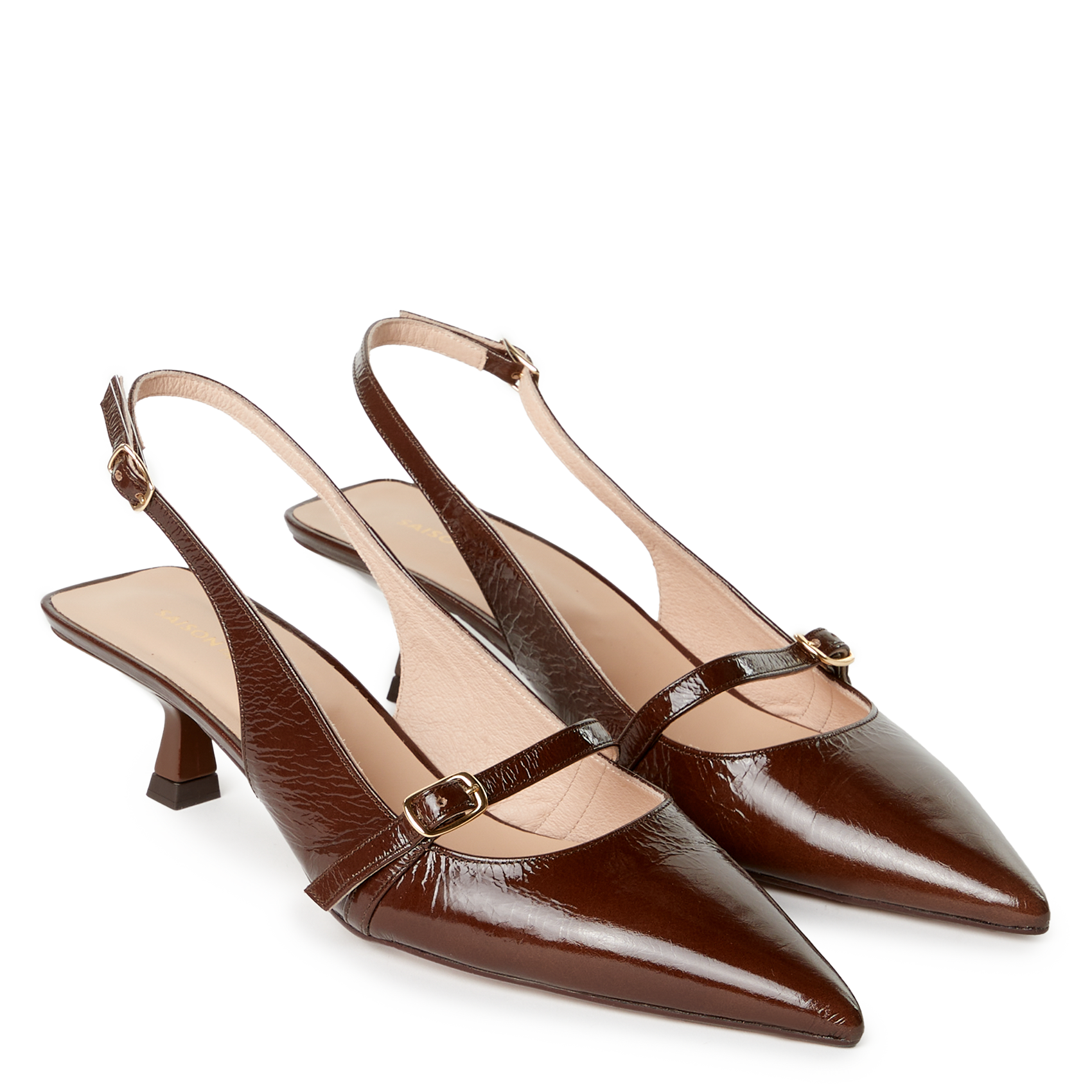 Beyou suede high heels  SAISON 1865 Brown