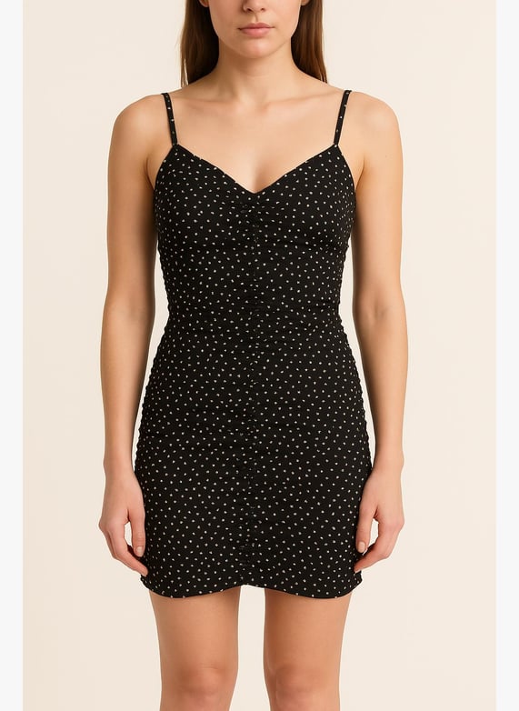 bimba y lola black dress Bimba Y Lola Black Zip Collar Dress sleeveless, size:S