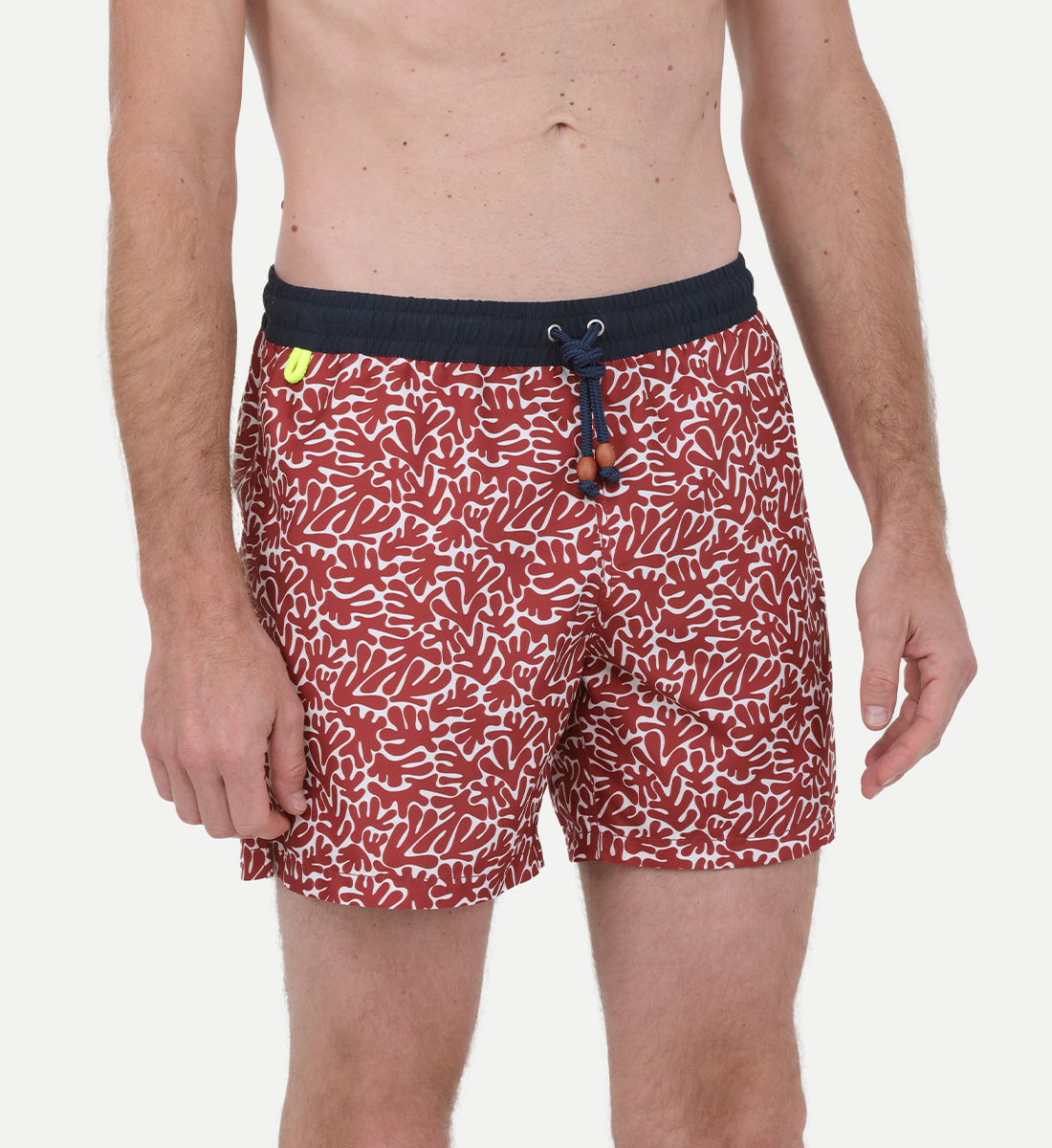 Swim shorts - terracotta maupiti GILI'S Brown
