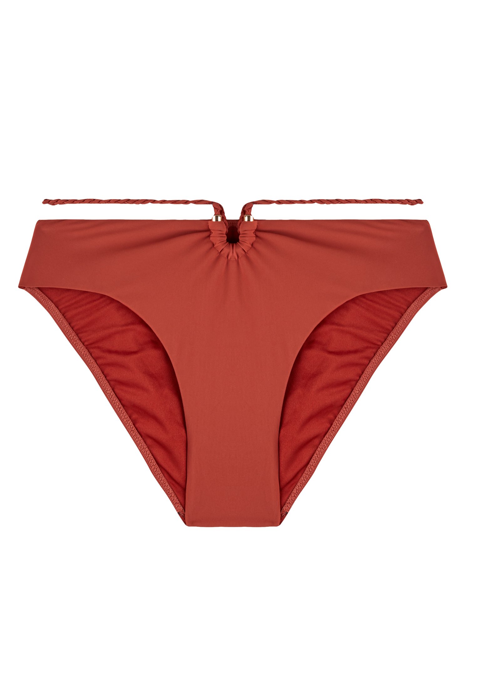 High-rise bikini bottoms AUBADE Red