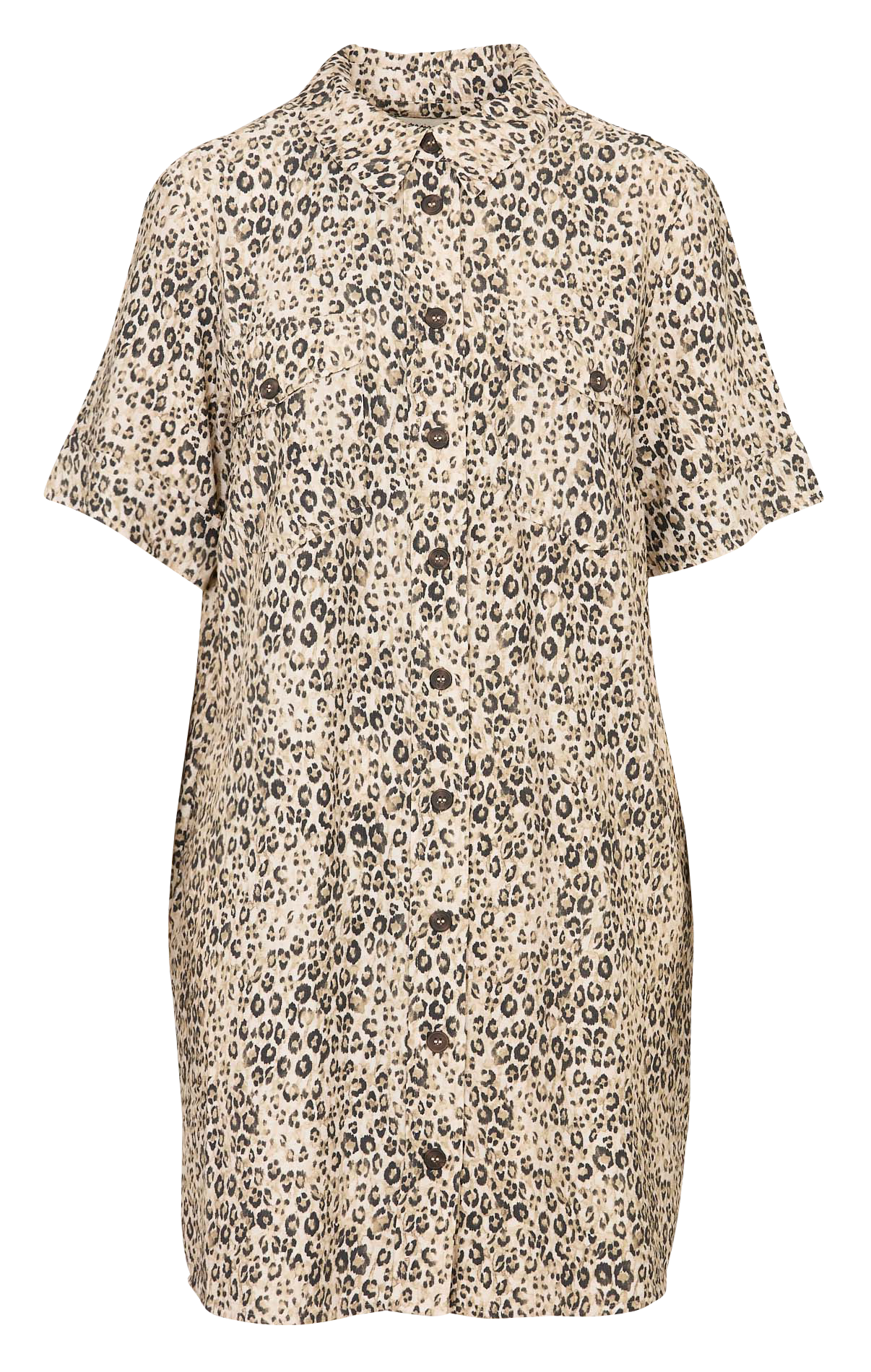 Robe courte col classique imprimé MAISON 123 Blanc