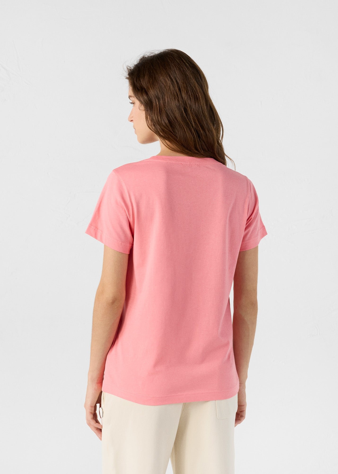 Lucia round neck t-shirt JOTT Pink
