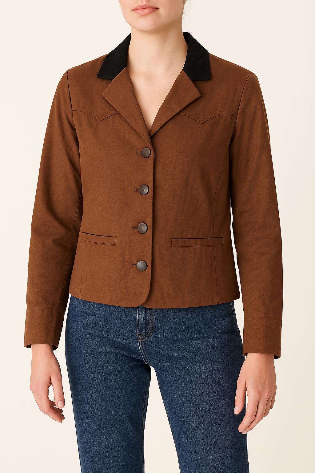 JACKET AGNES B. - Seconde Main Brown