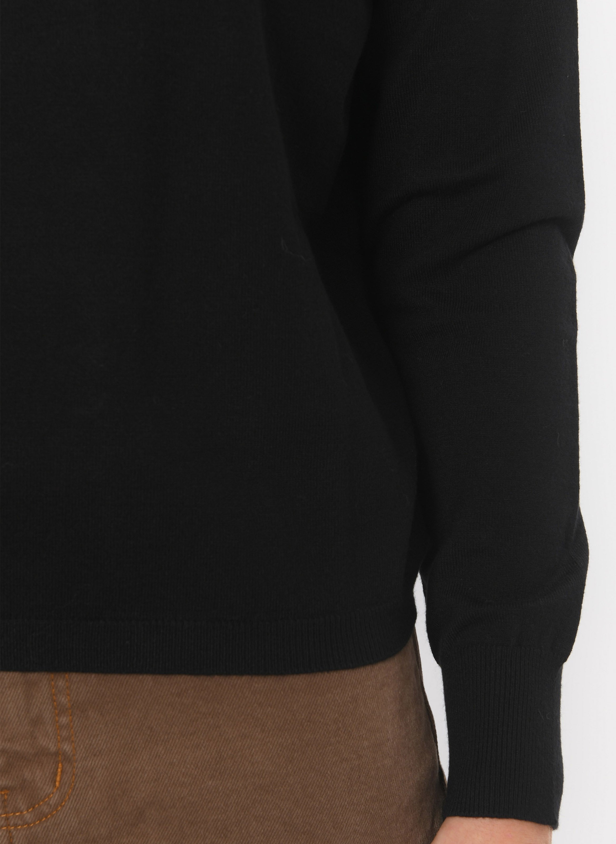 Kurzärmliger Pullover mit Rundhalsausschnitt KOOKAI Schwarz