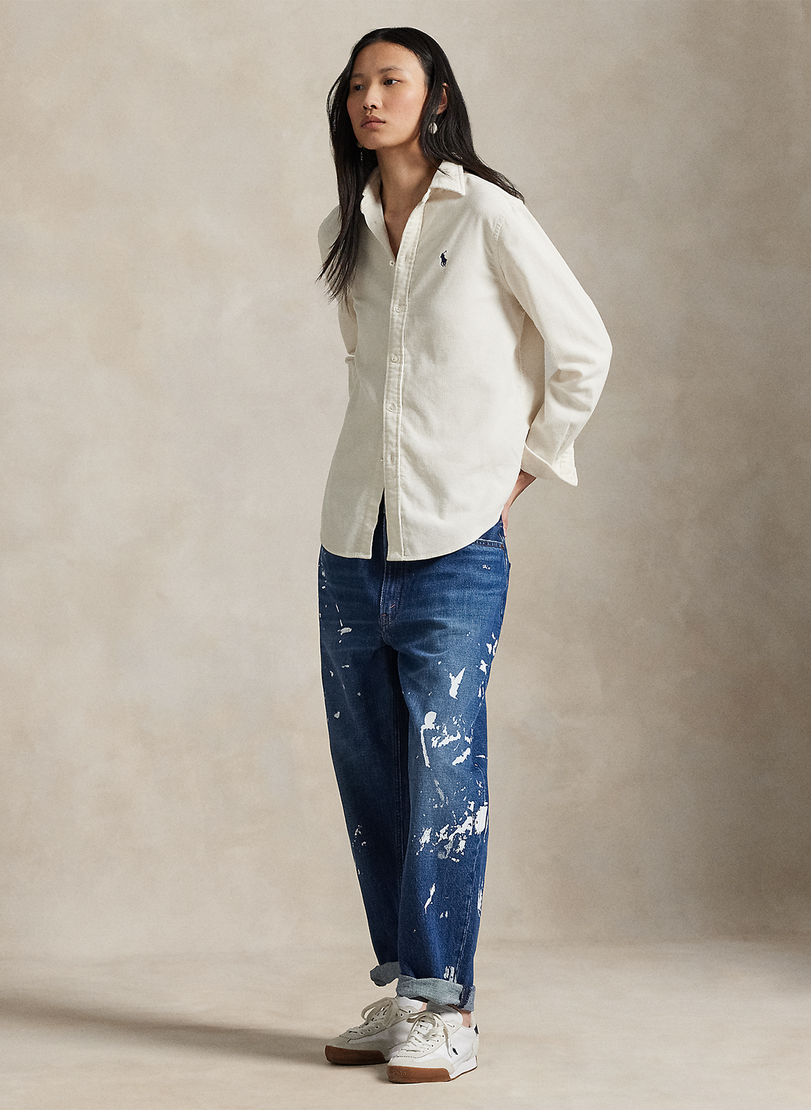 Chemise col classique POLO RALPH LAUREN Beige