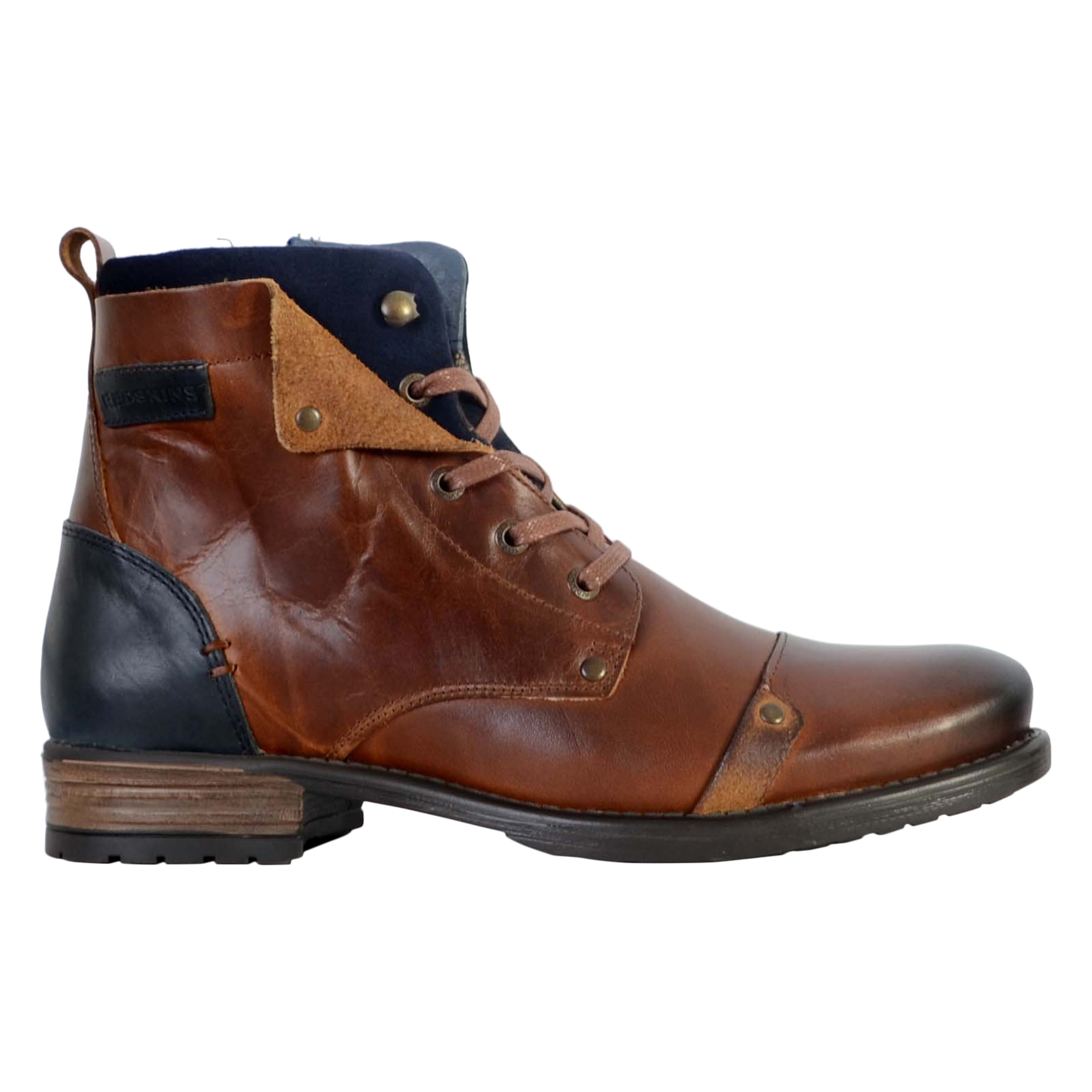 Yedos leather ankle boot REDSKINS Blue