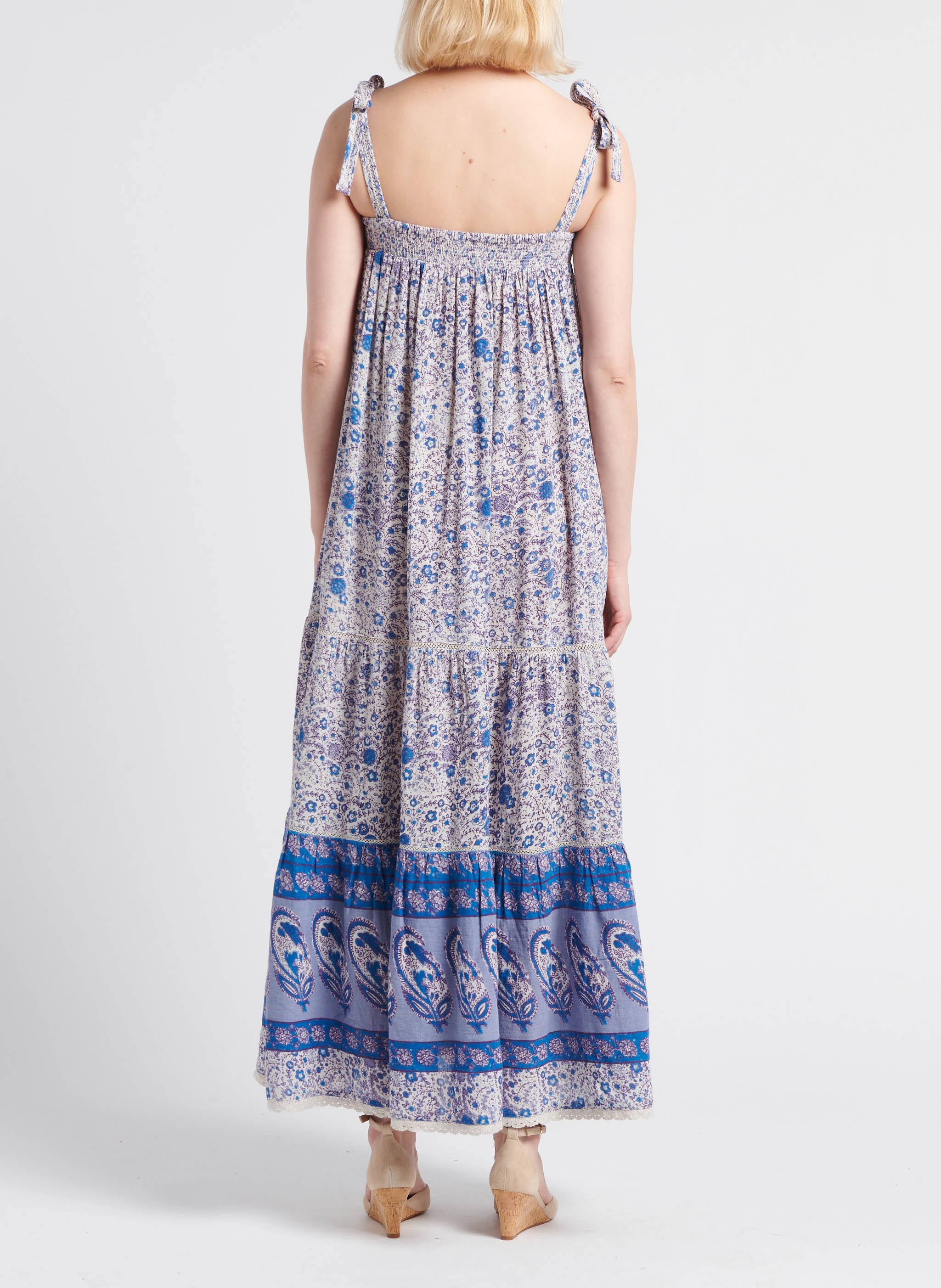 Loose-fit cotton dress M.A.B.E Multicolored