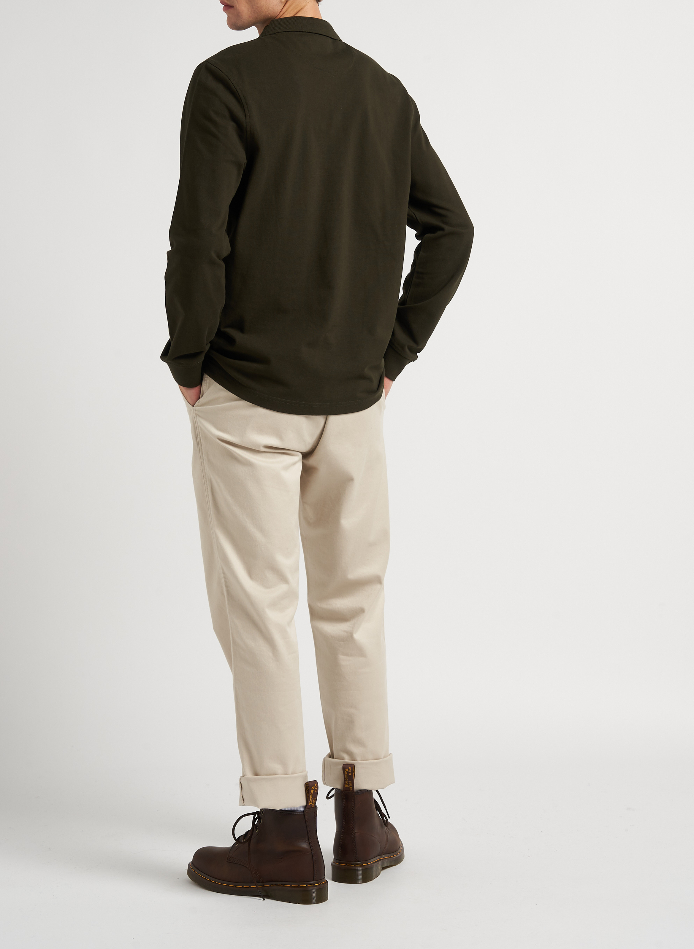 Polo regular-fit en coton bio FARAH Vert