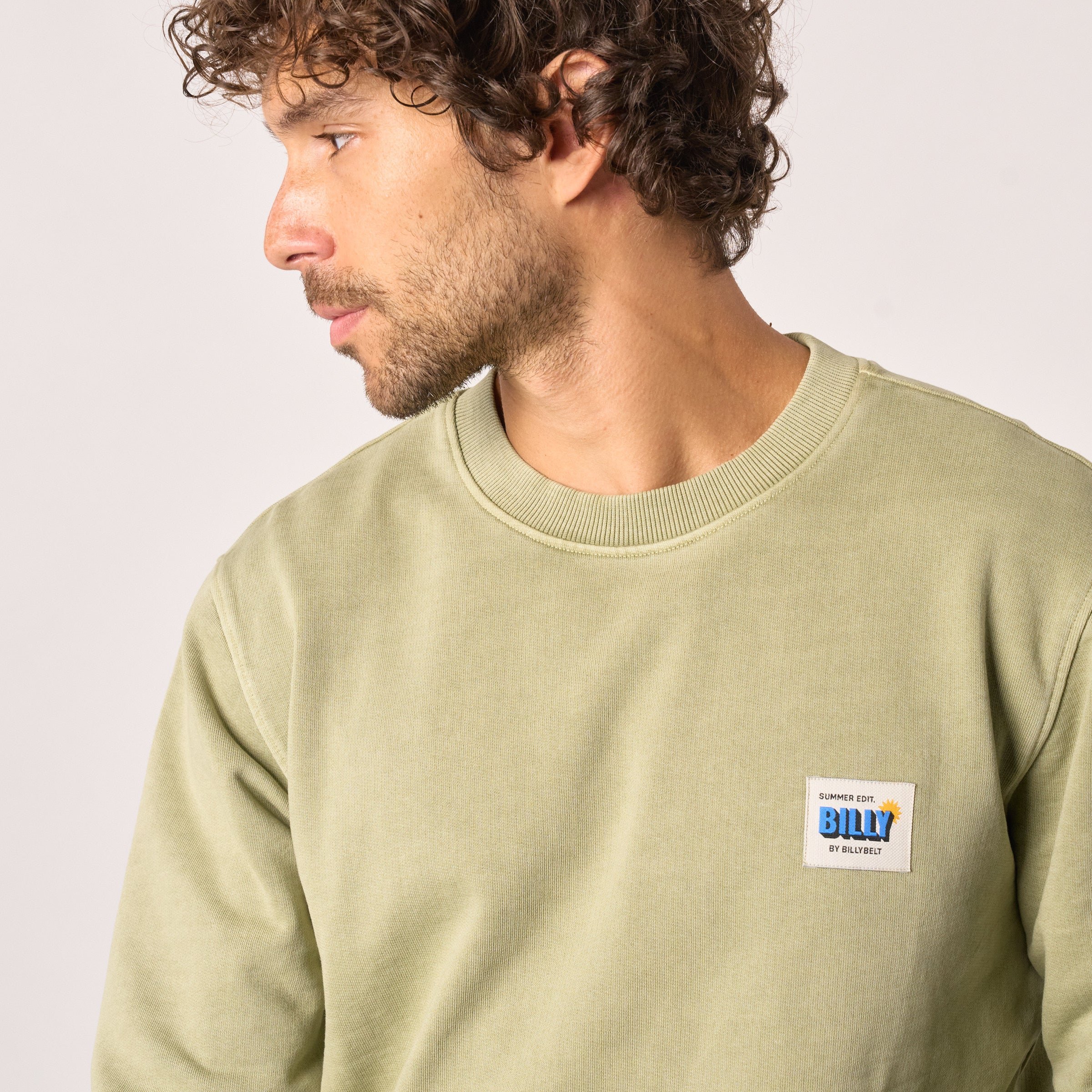 Vintage organic cotton sweatshirt Green