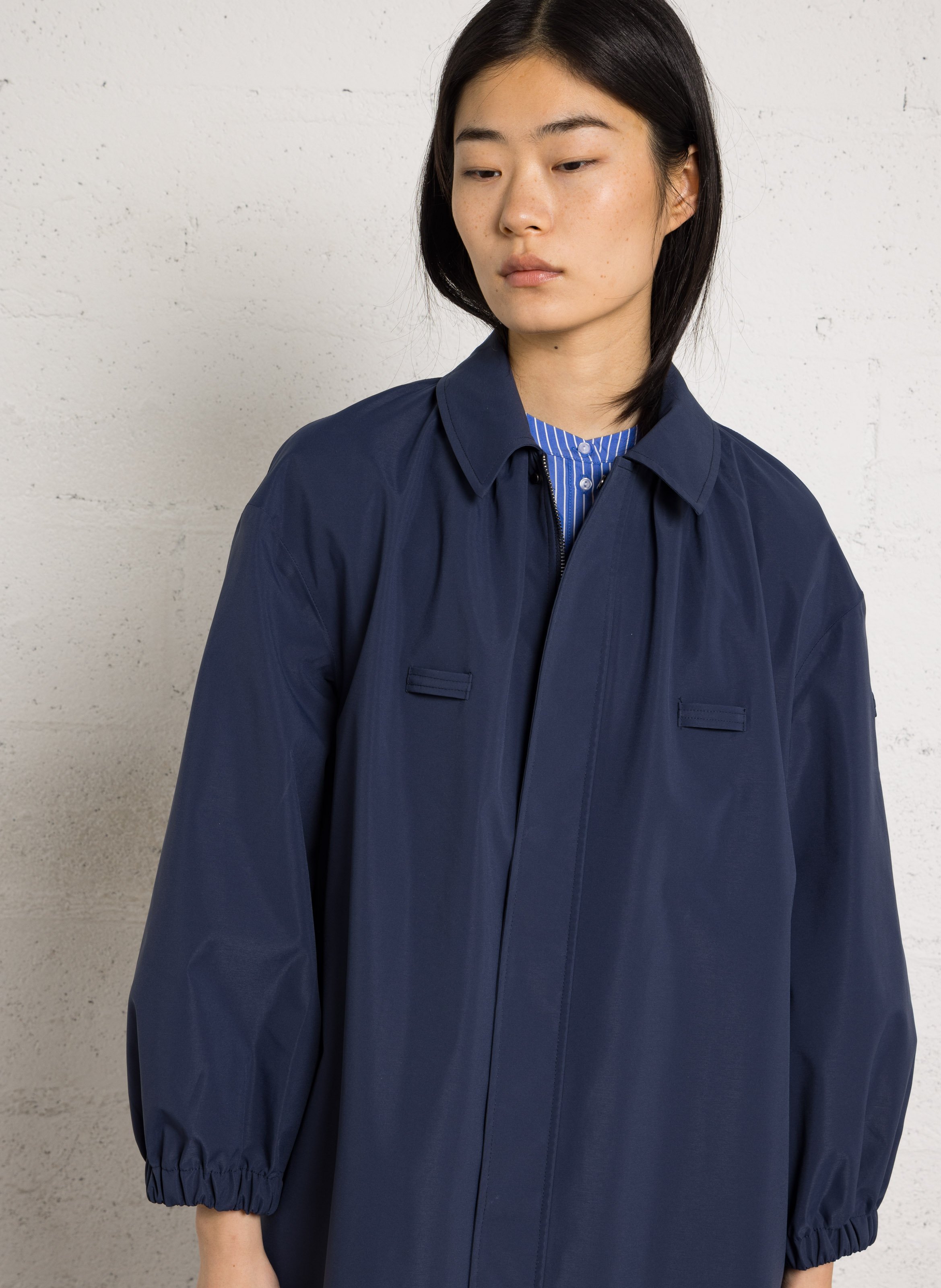 Regenjas met klassieke kraag FLOTTE Blauw