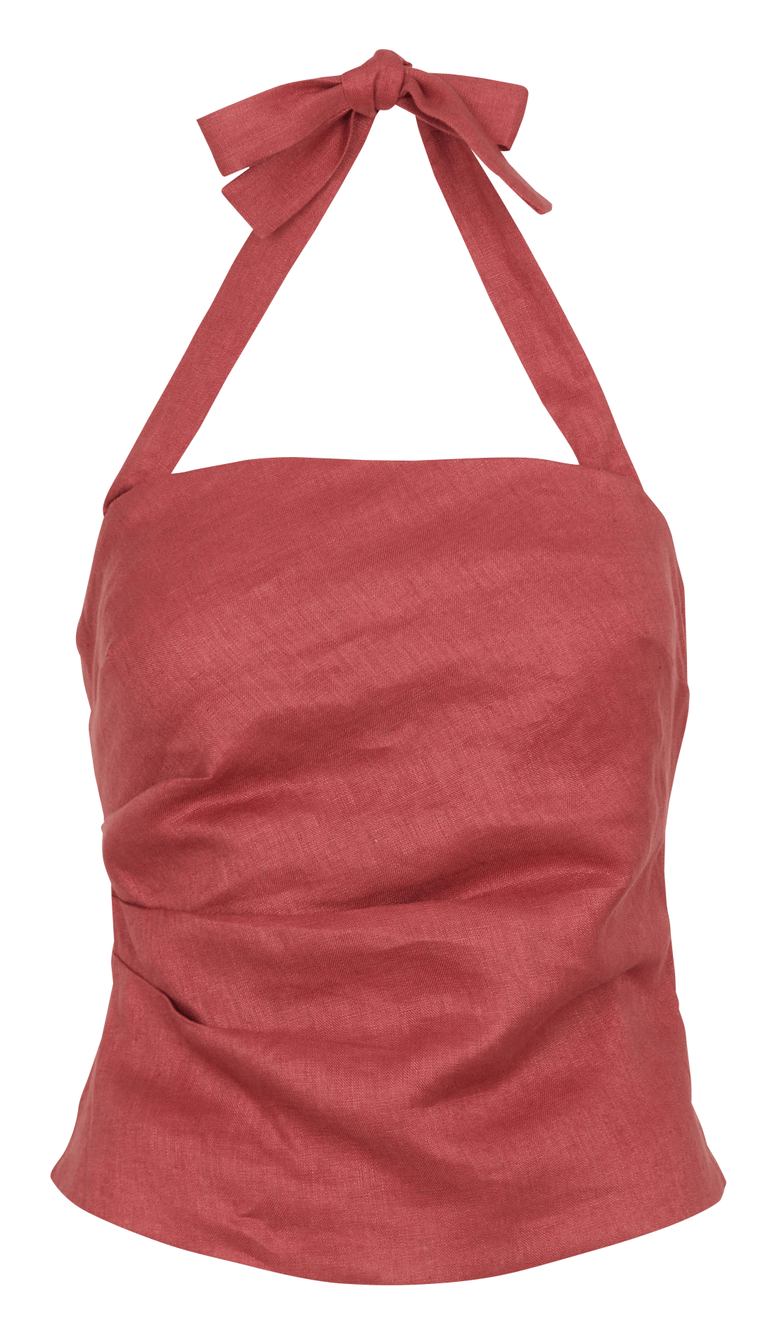 Linen bustier top KOOKAI Brown