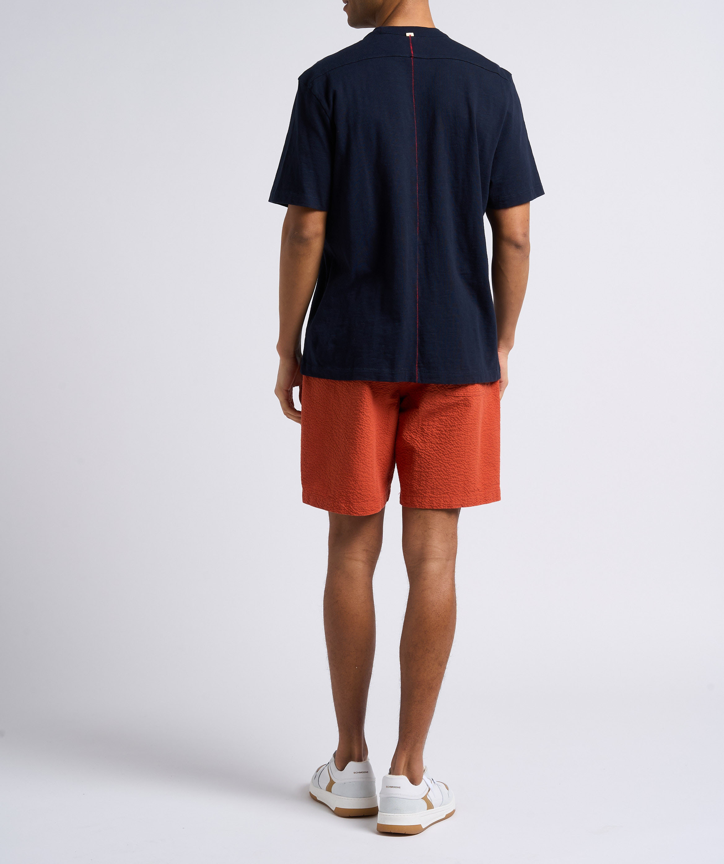 Short droit en coton mélangé HOMECORE Orange