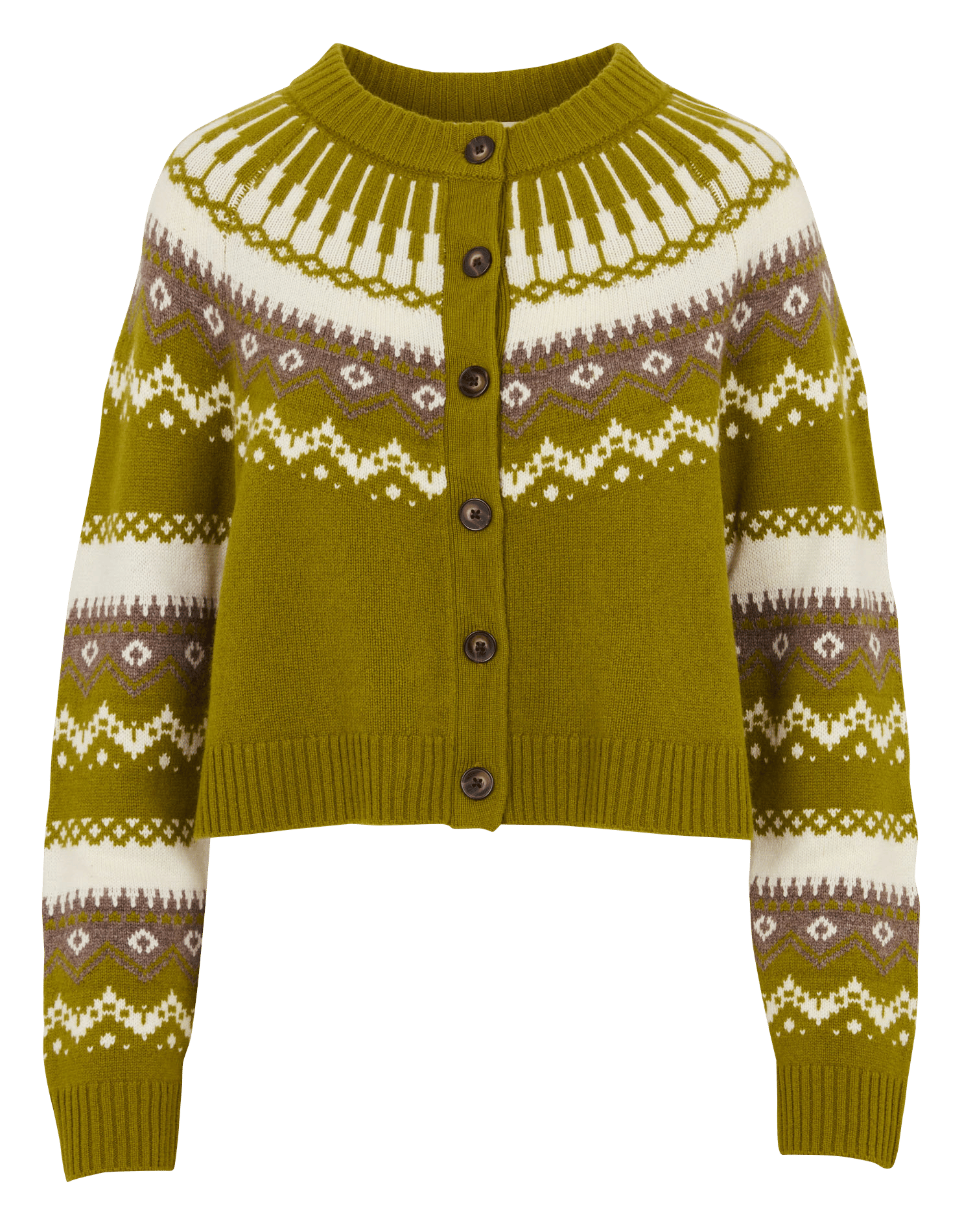 Gilet oversize en laine mélangée SUNCOO Vert