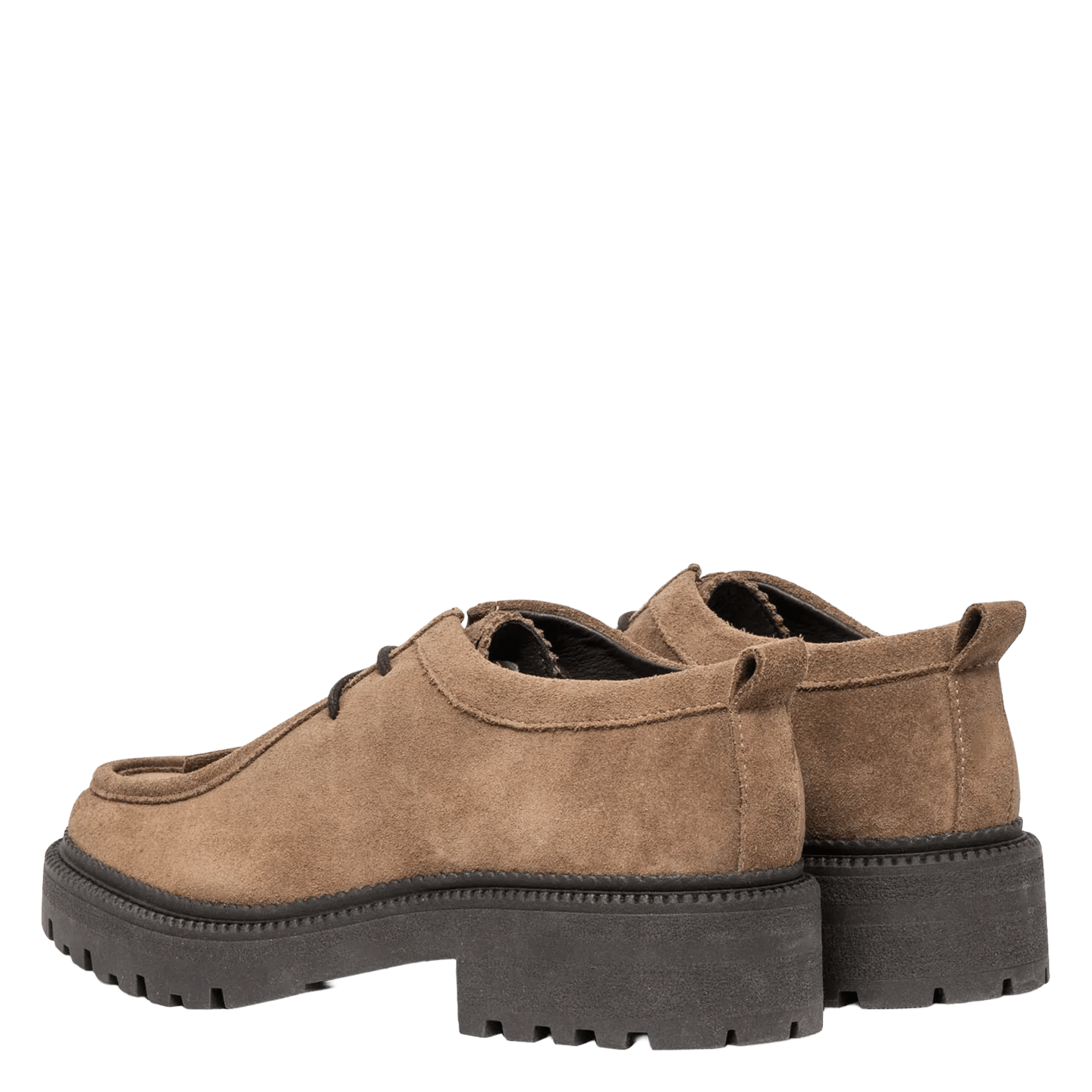 Derbies suédées en cuir BOCAGE Beige