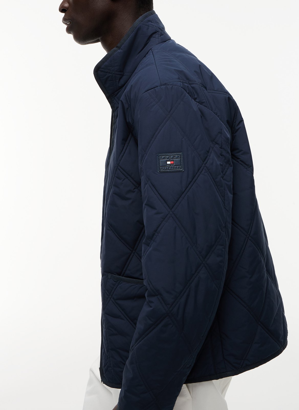 Veste matelassée col montant  TOMMY HILFIGER Bleu