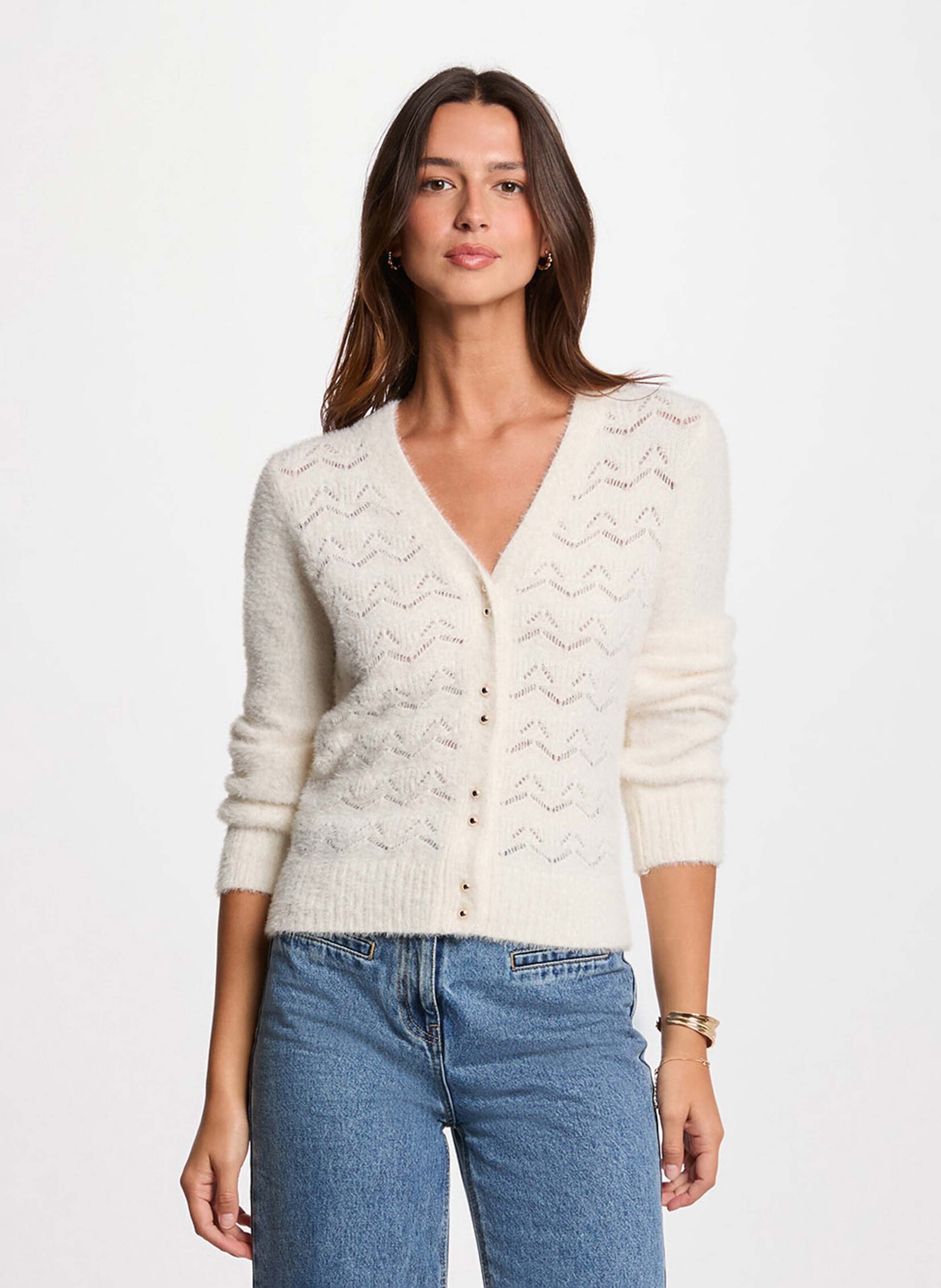 Vest met V-hals MORGAN