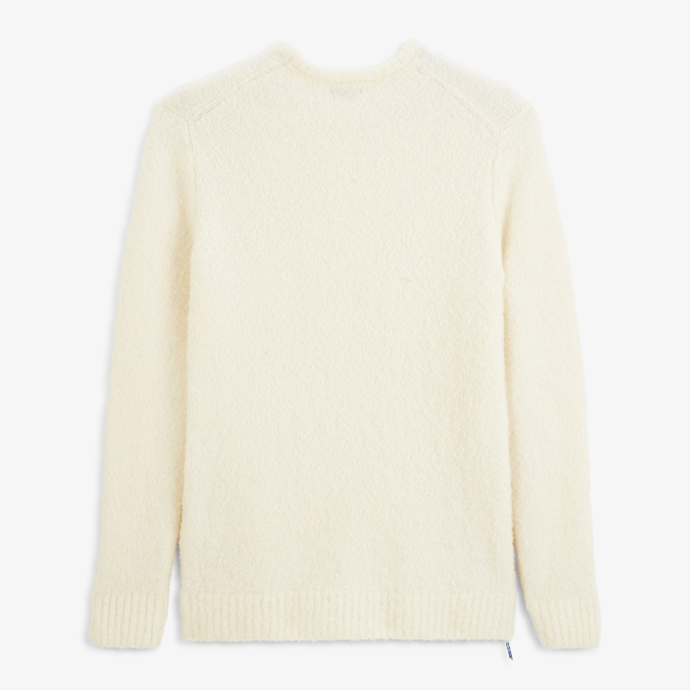 MURRAY ivory bouclé-effect wool crew-neck sweater SBPLAY SERGE BLANCO White