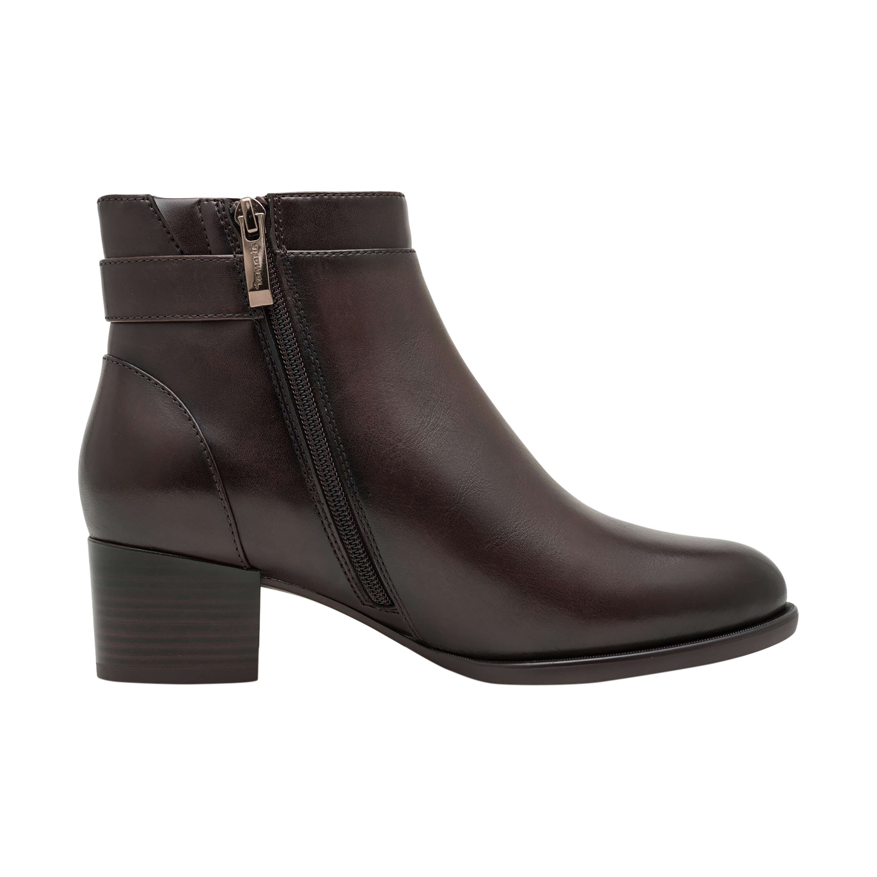 Leather ankle boot TAMARIS