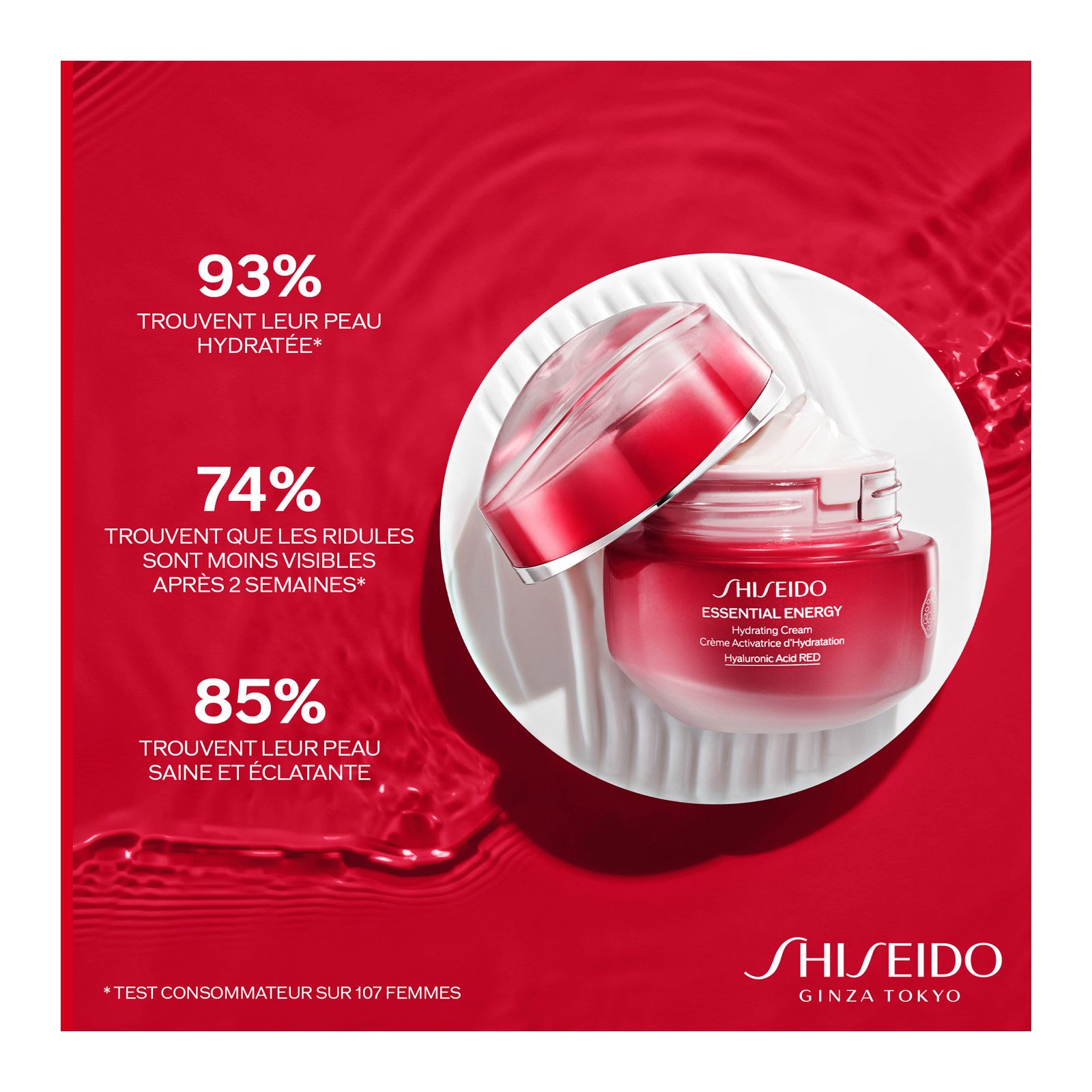 Hydraterende crème - 24 uur effect SHISEIDO No color