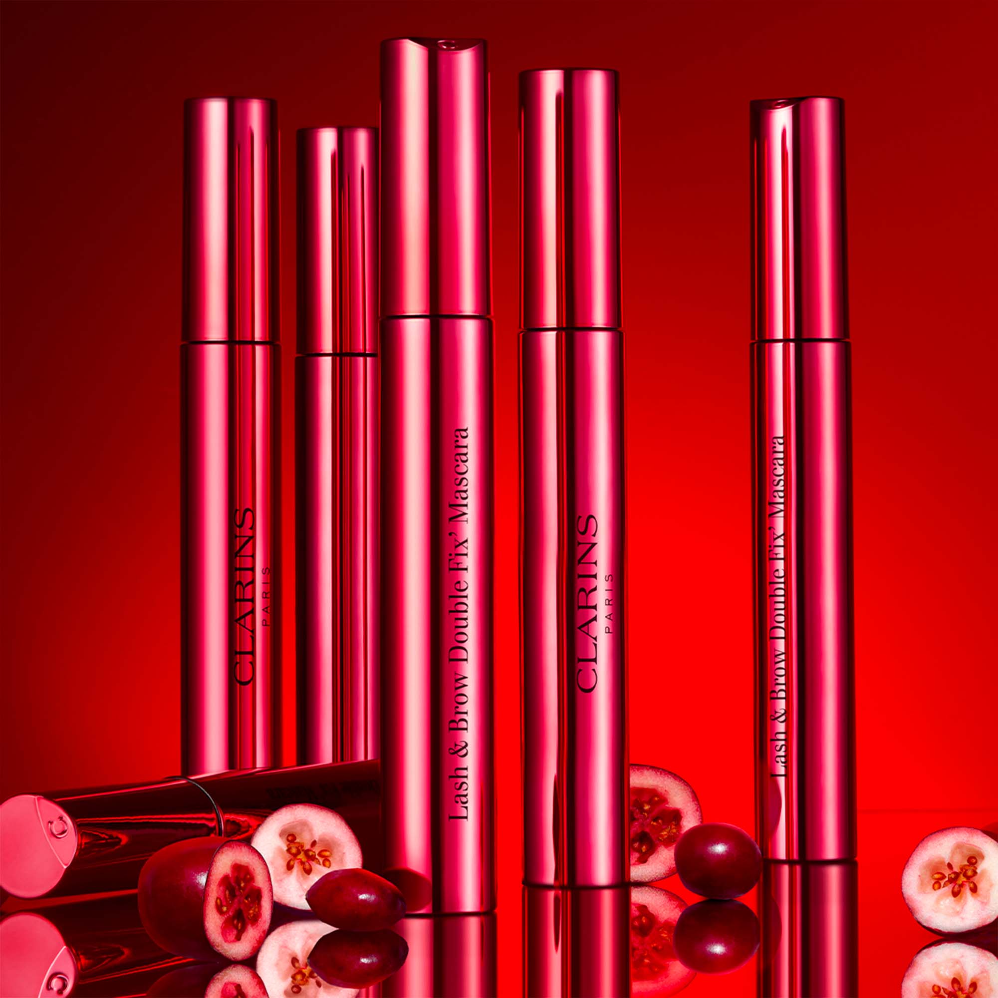 Lash & Brow Double Fix' Mascara Waterproof top coat for lashes CLARINS No color