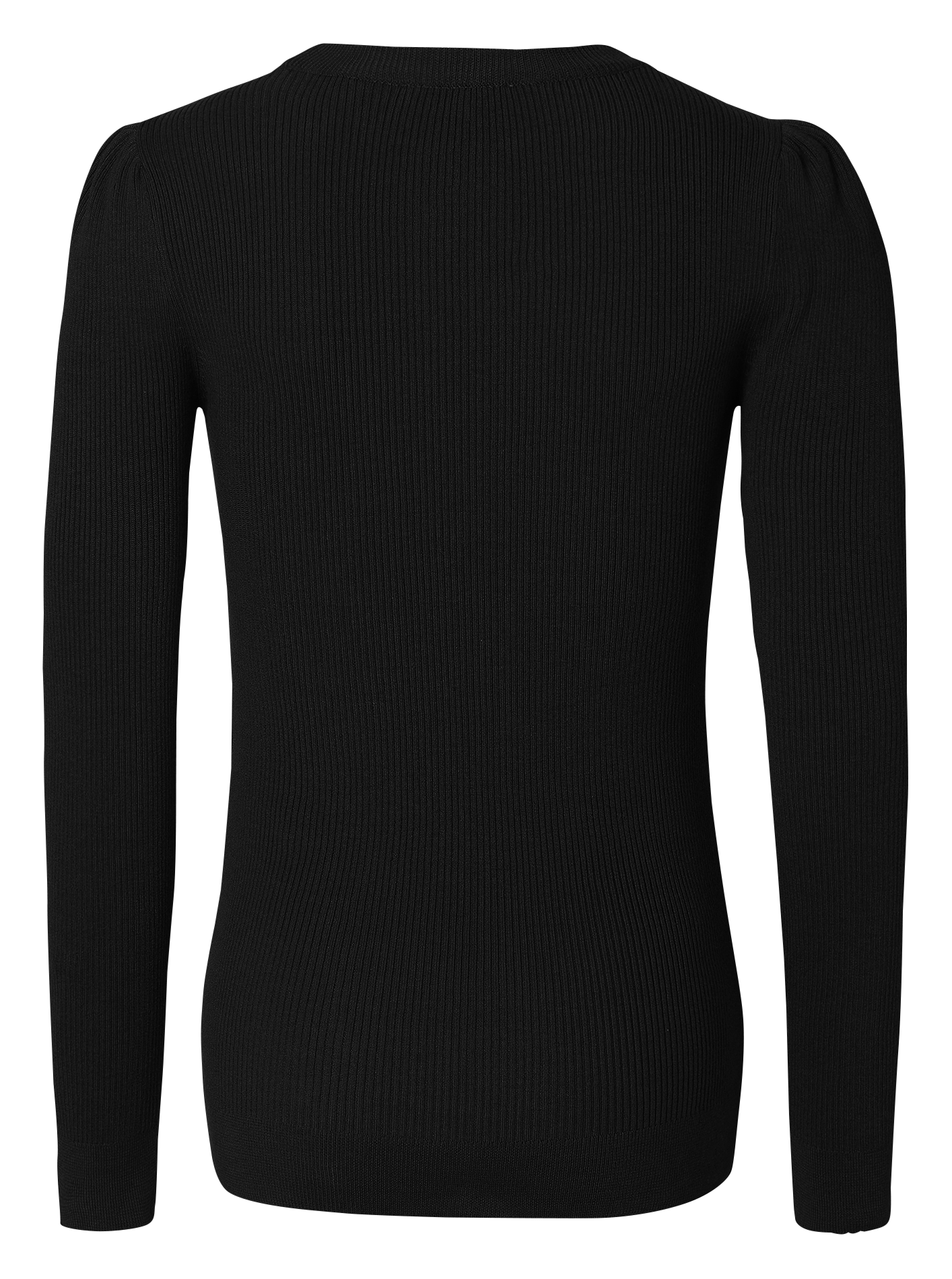 Pull col rond à rayures en coton bio mélangé  NOPPIES Noir