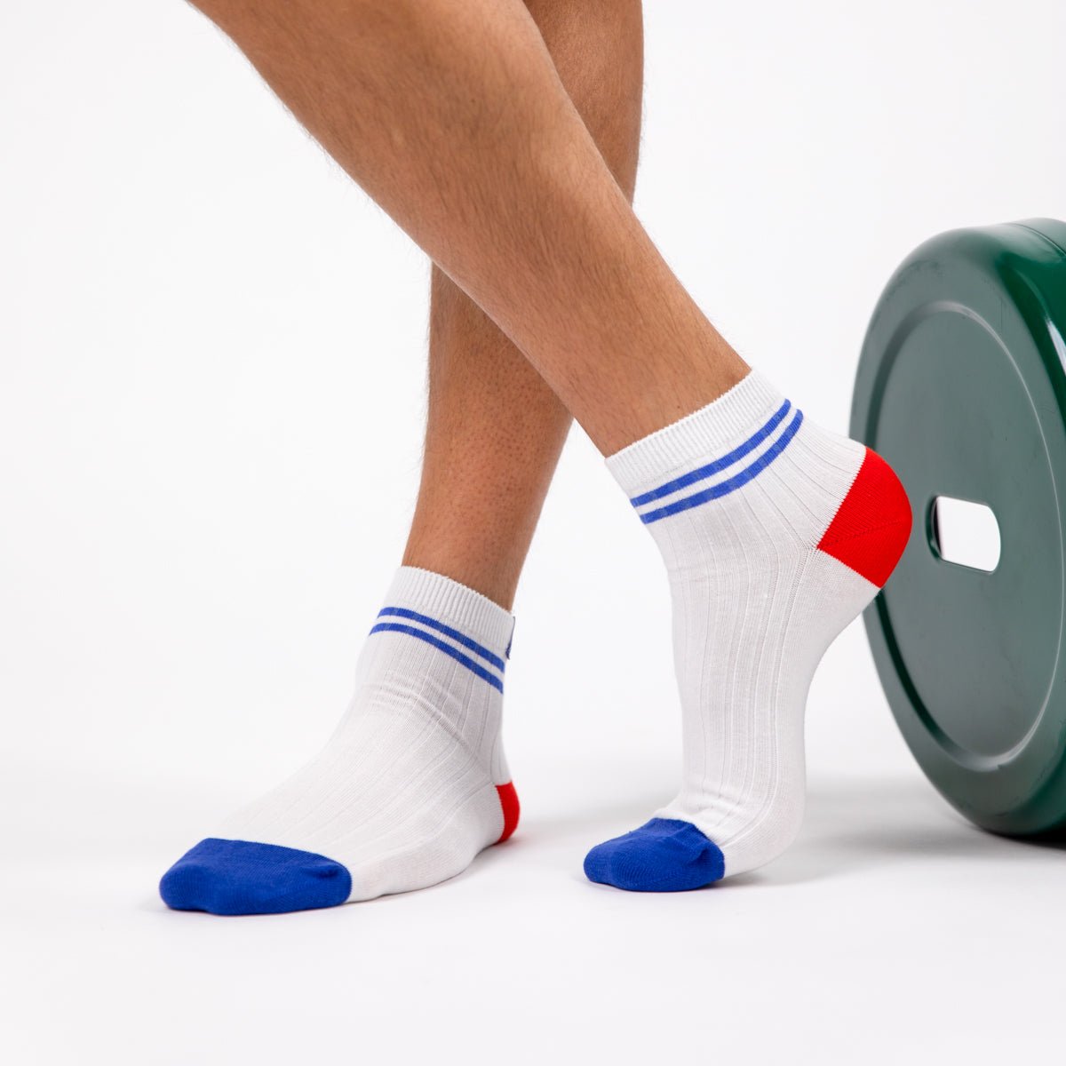 Mid-high combed cotton socks BILLYBELT White