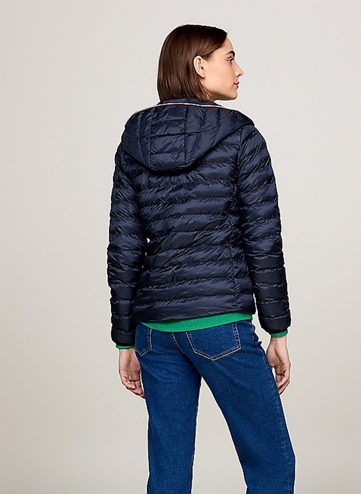 Doudoune à capuche TOMMY HILFIGER Bleu